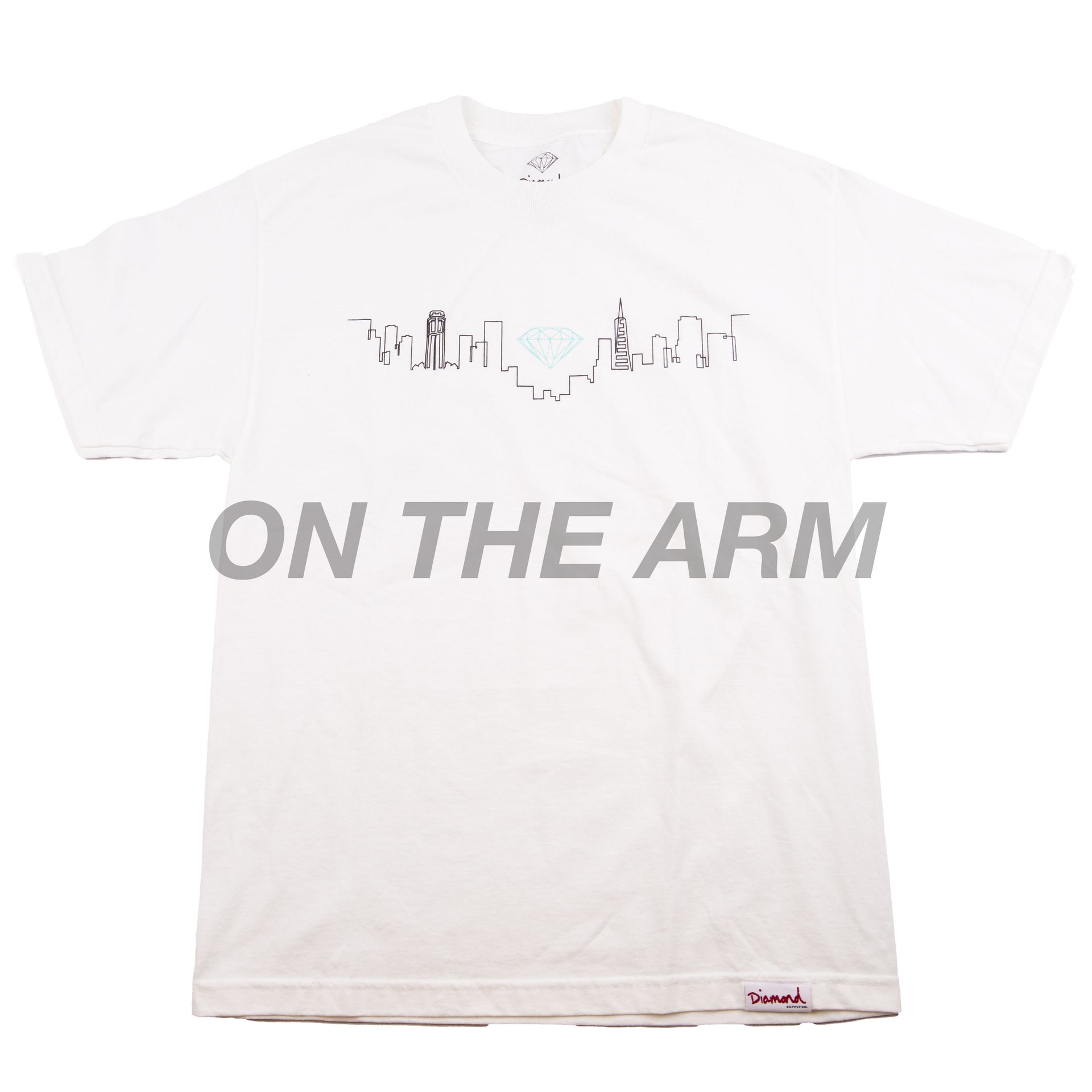Diamond Supply Co. White Skyline Tee