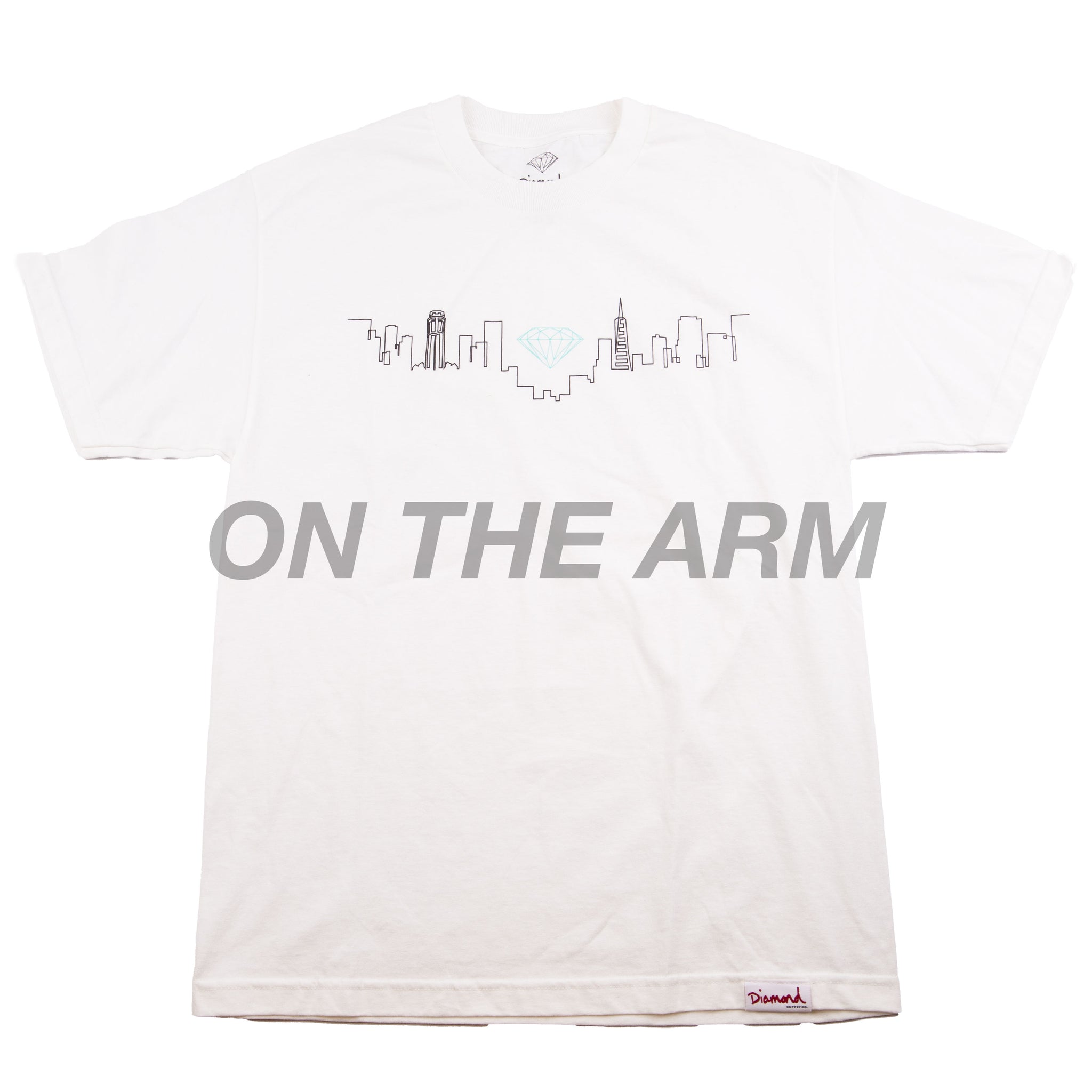 Diamond Supply Co. White Skyline Tee