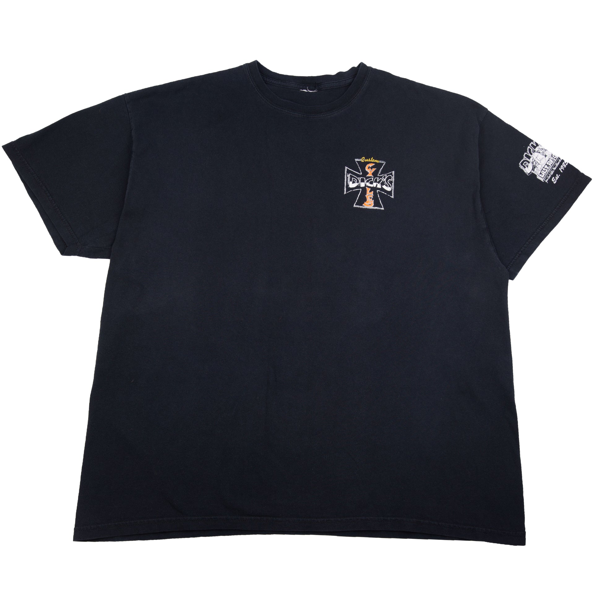 Vintage Black Dick's Customs Cycles Tee (2000's)