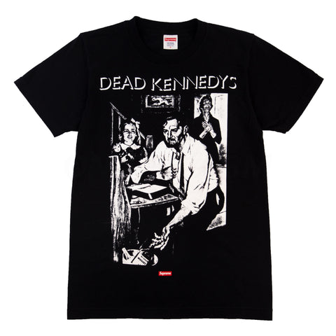 Supreme Black Dead Kennedys Too Drunk To Fuck Tee PRE-OWNED