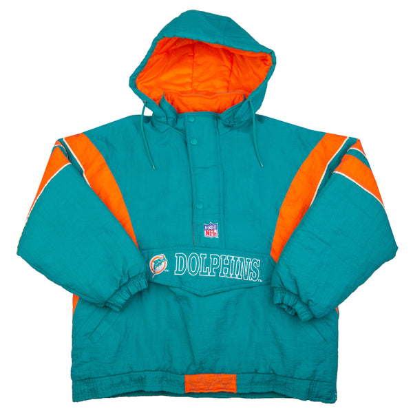 Vintage Teal Miami Dolphins Starter Jacket (1990's)