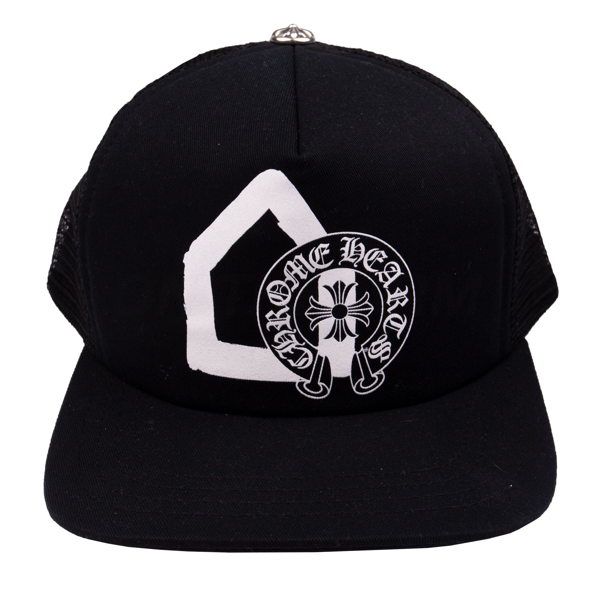 Chrome Hearts Black Dover Street Market Trucker Hat