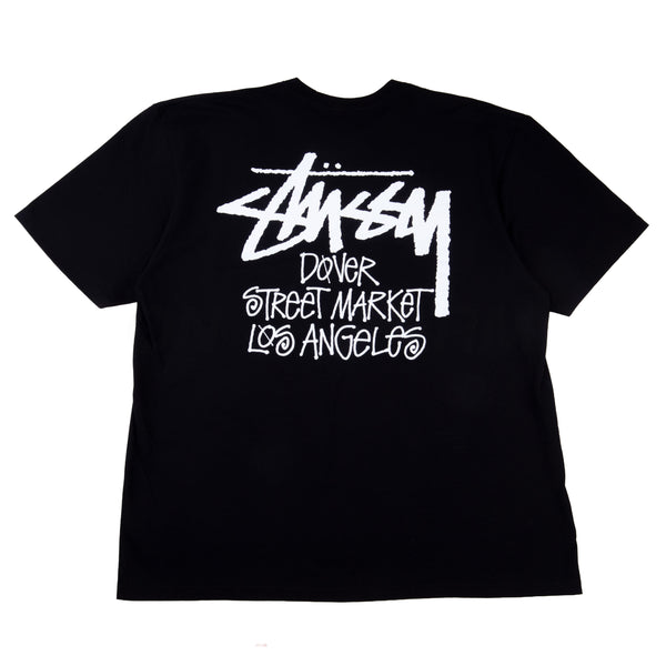 Stussy Black Dover Street Market LA Tee PRE-OWNED