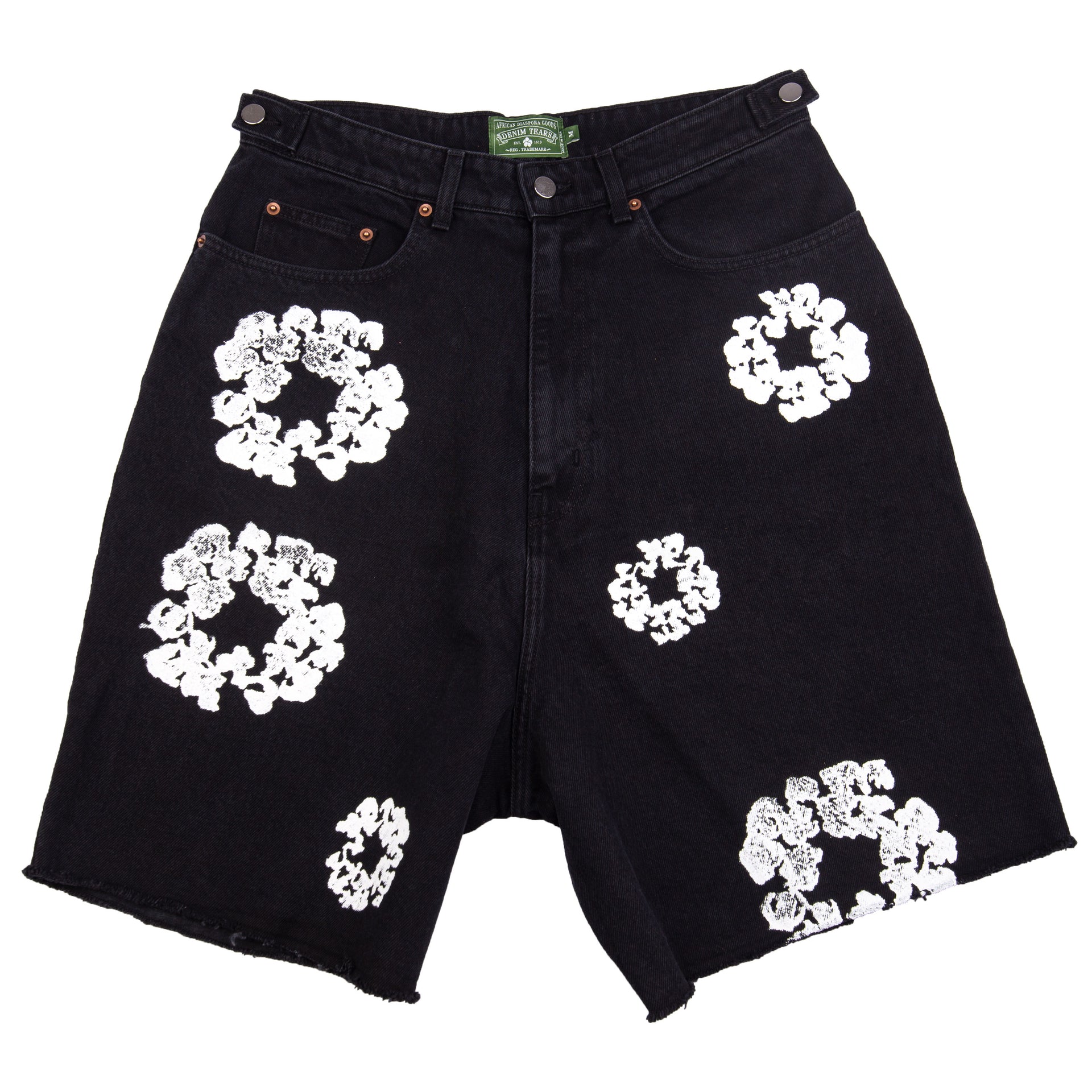 Denim Tears Black Denim Shorts