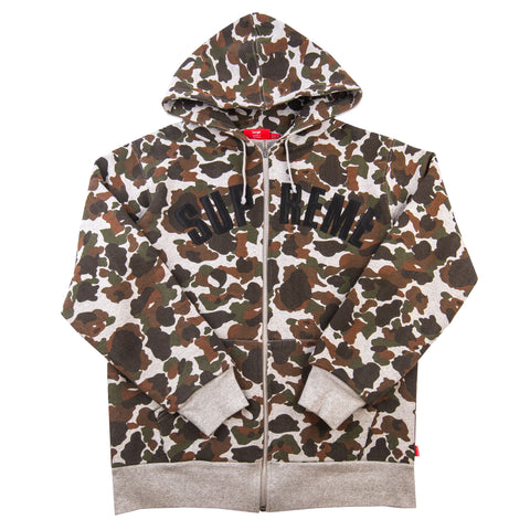 Supreme Grey/Duck Camo Arc Logo Thermal Lined Zip (2012) PRE-OWNED