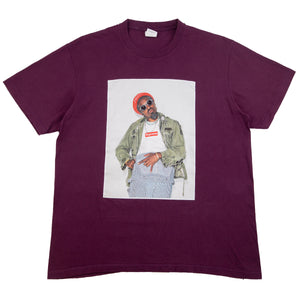 Supreme Eggplant Andre 3000 Tee PRE-OWNED