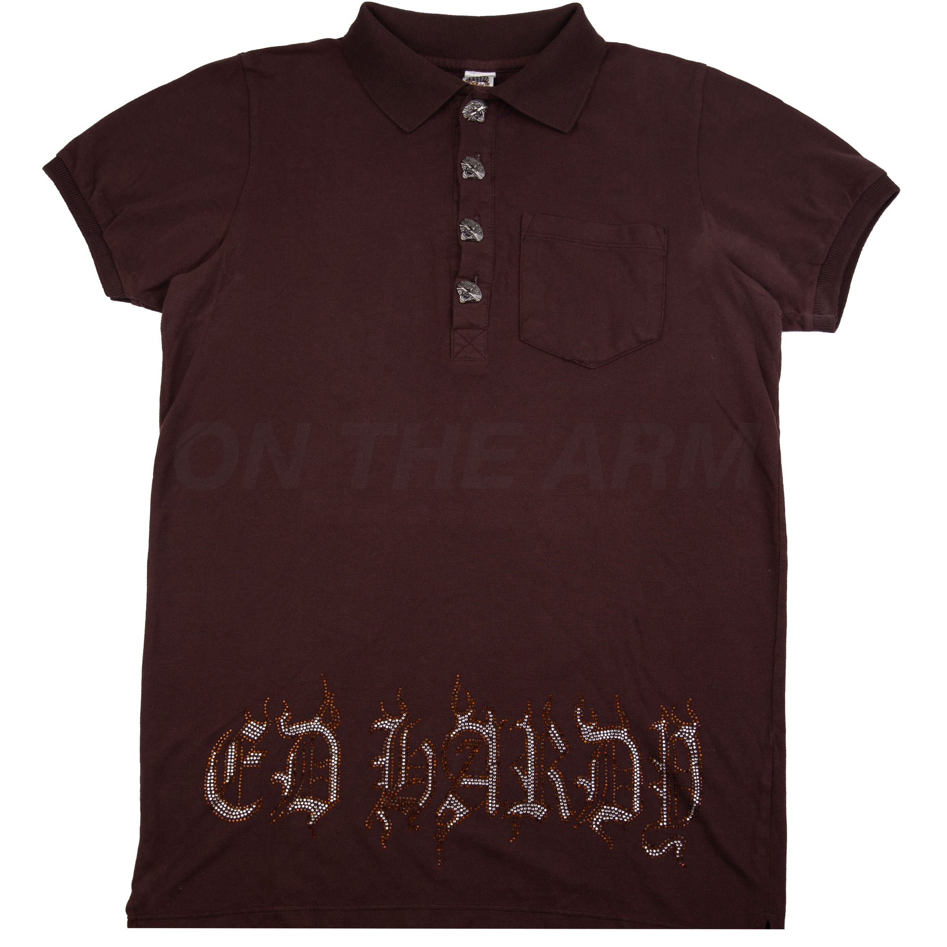 Vintage Women's Brown Ed Hardy Polo Dress