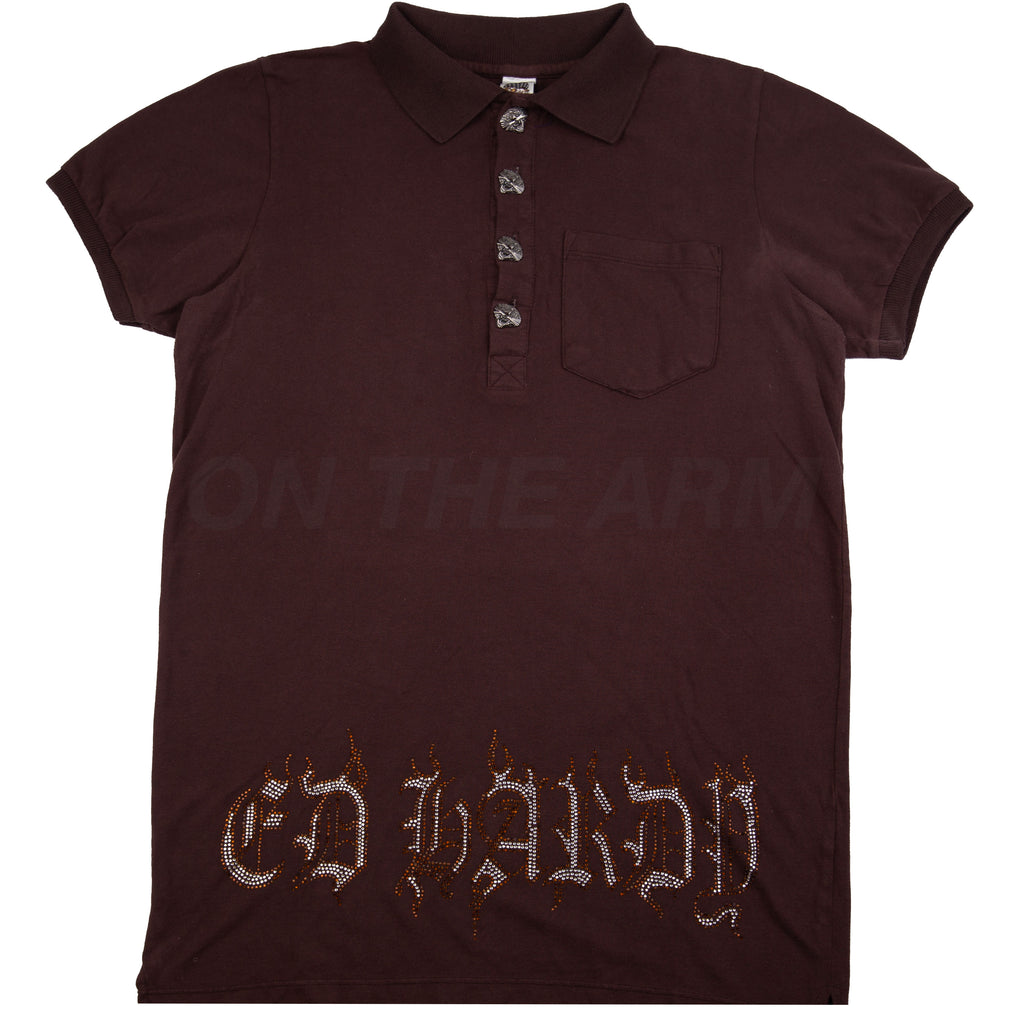 Vintage Women's Brown Ed Hardy Polo Dress – On The Arm