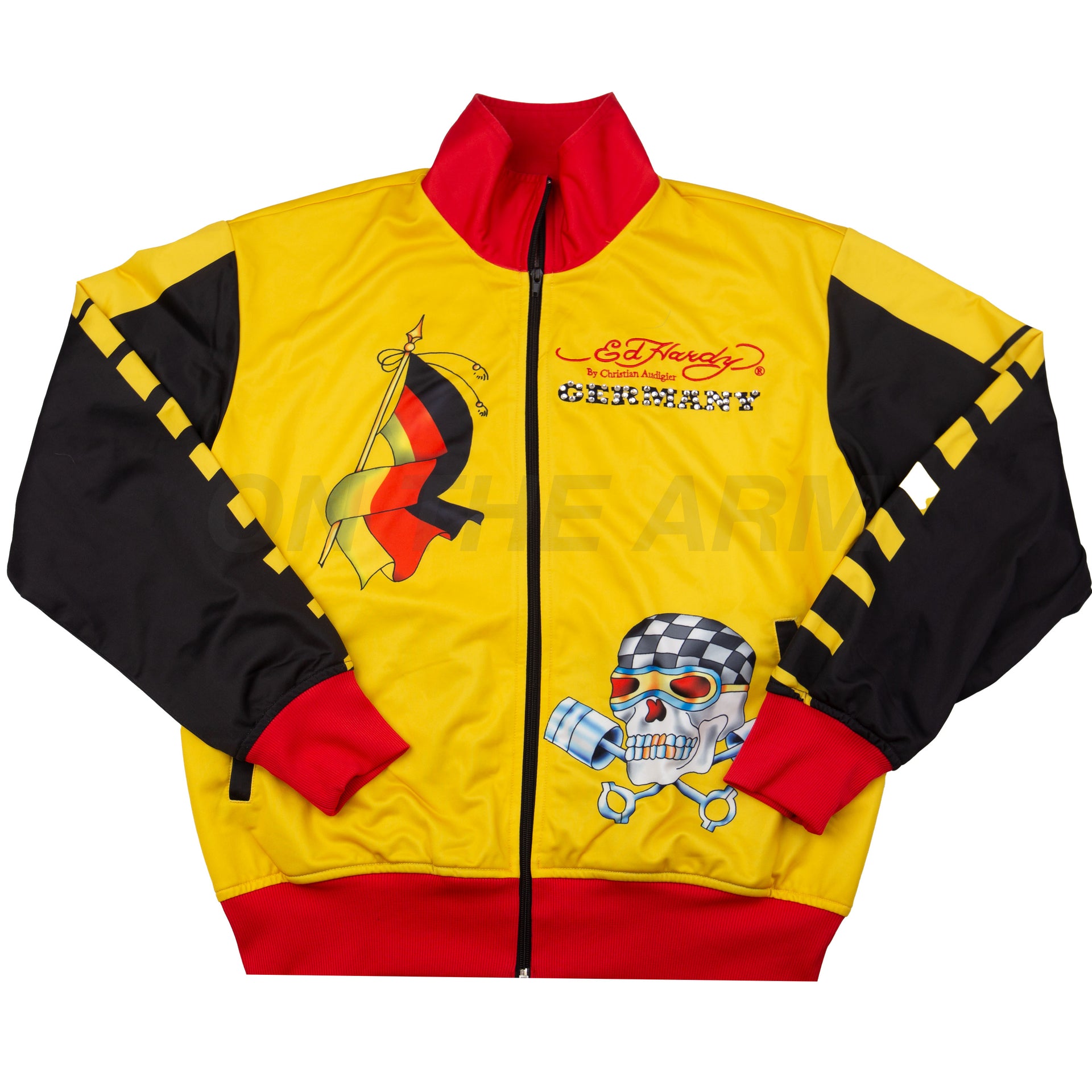 Vintage Yellow Ed Hardy Germany Jacket