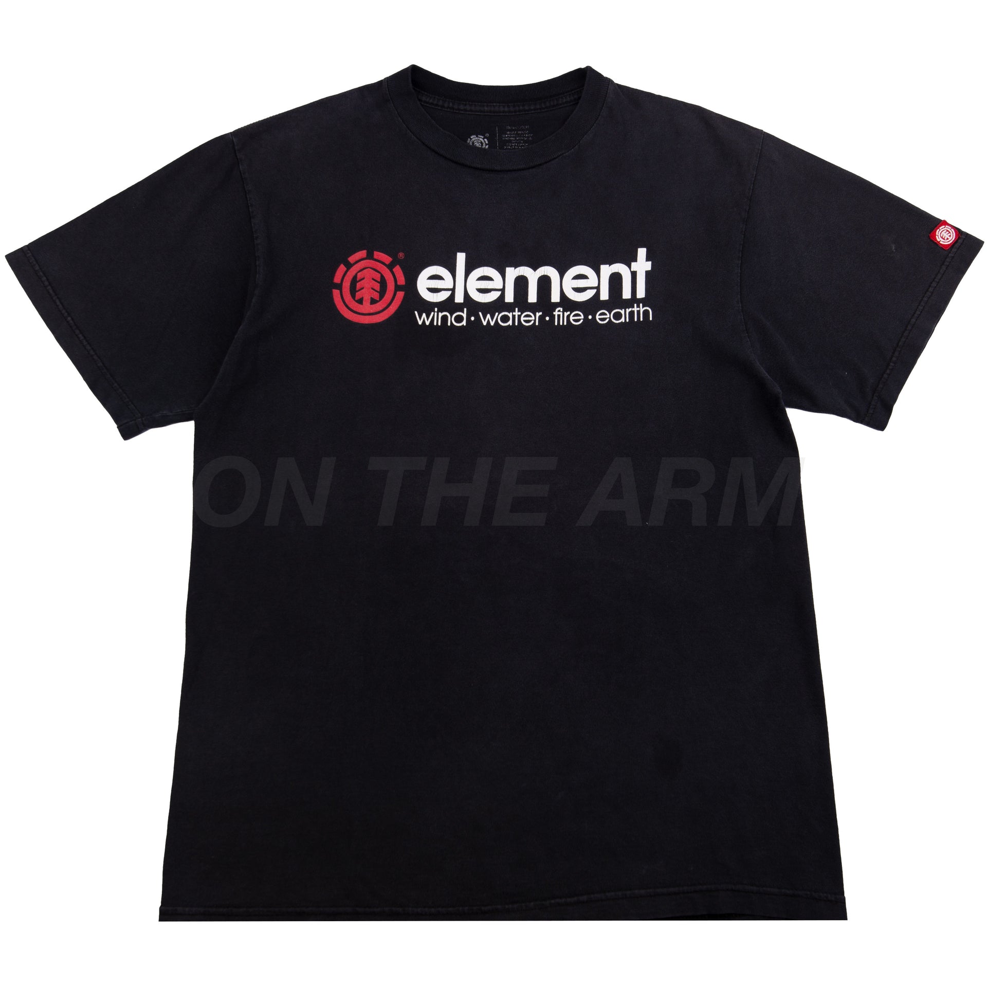Element Skateboards Black Logo Tee PRE-OWNED