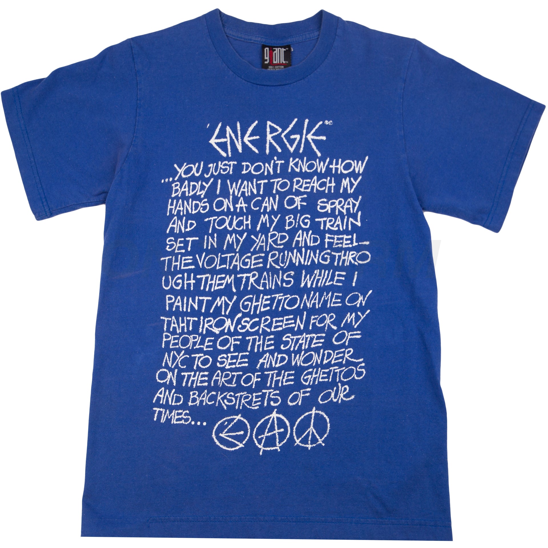 Vintage Blue Energie Tee (1990's)