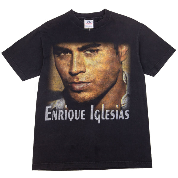 Vintage Black Enrique Iglesias One Night Stand Tour Tee (2002)