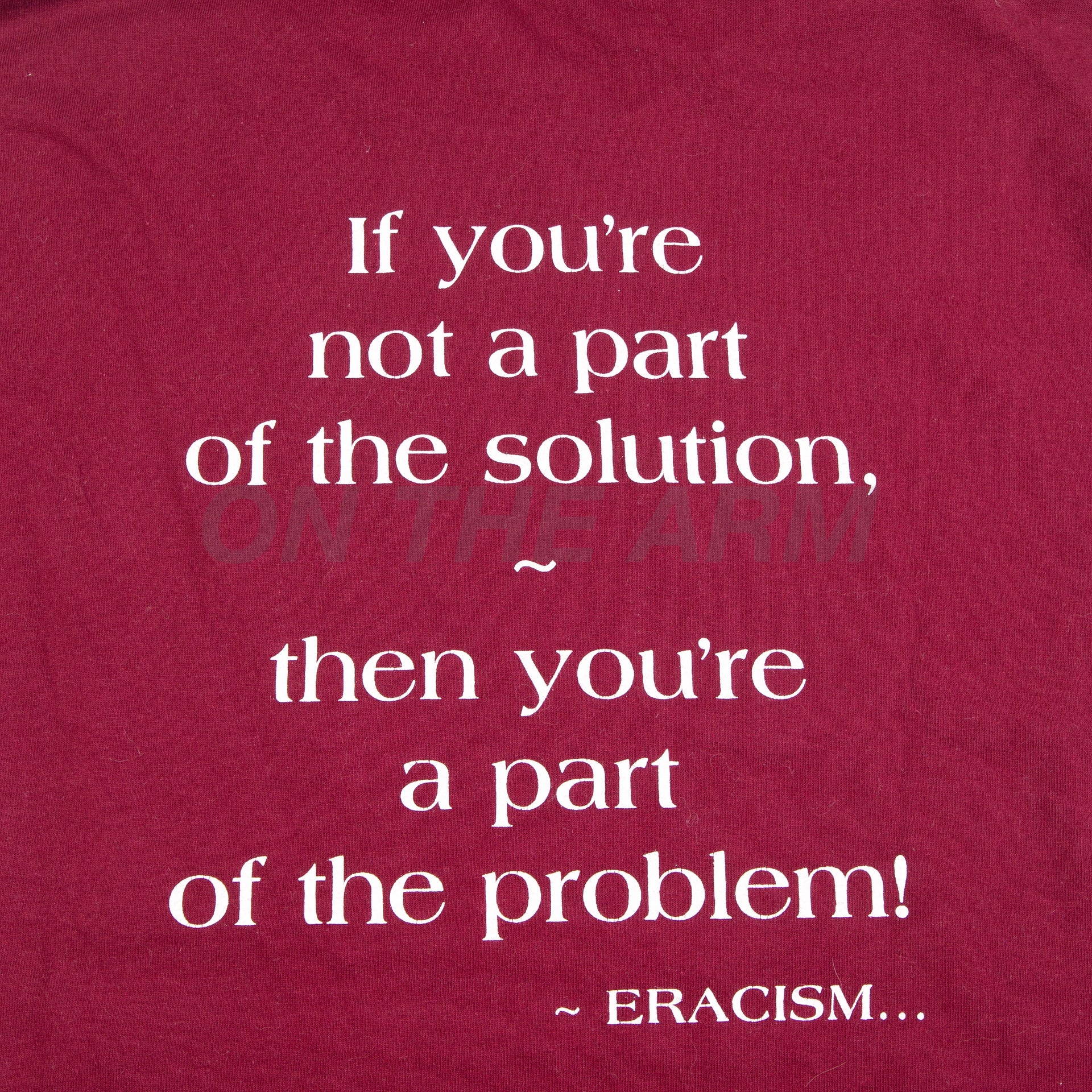 Vintage Burgundy Eracism Tee (1993)