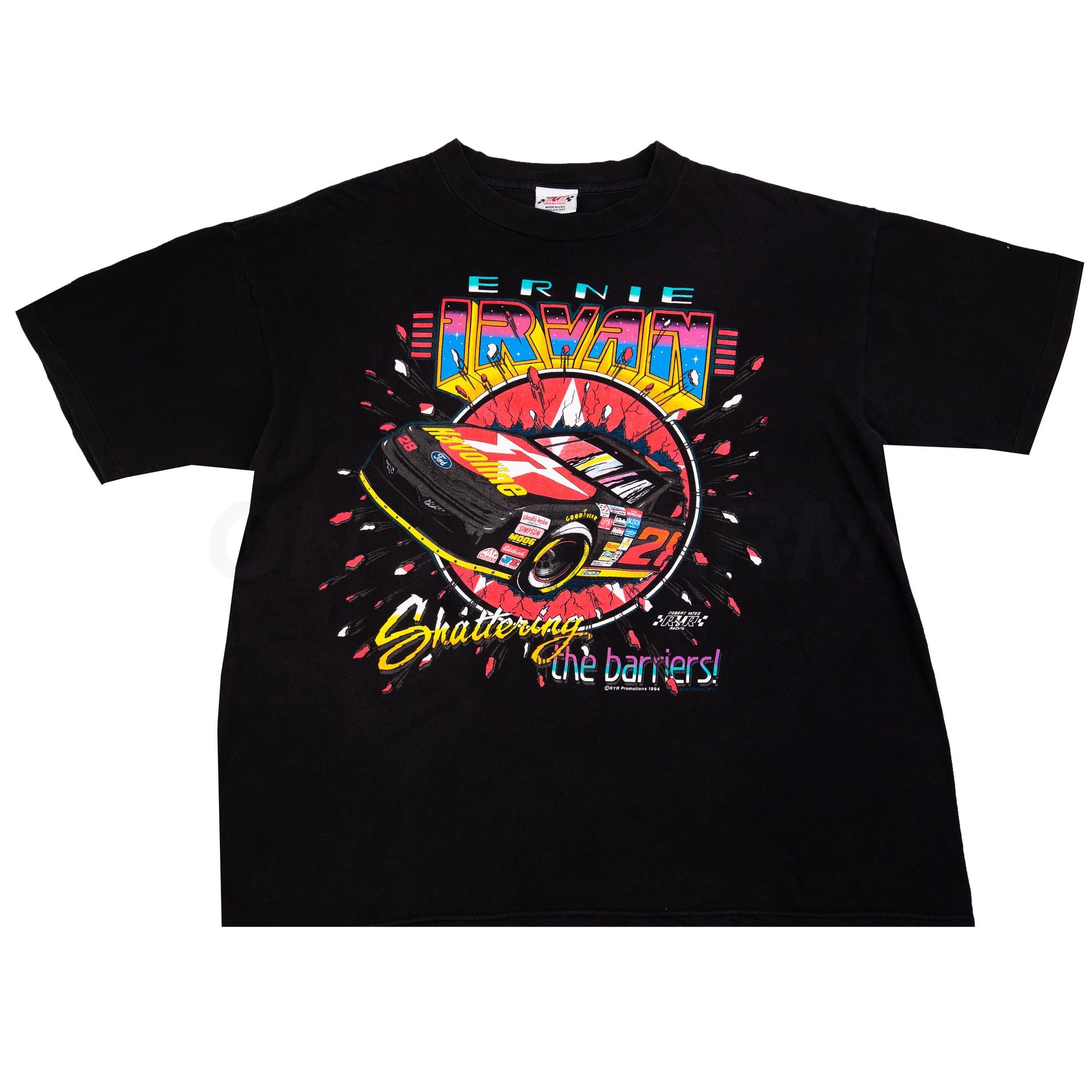 Vintage Black Ernie Irvan Racing Tee (1994)