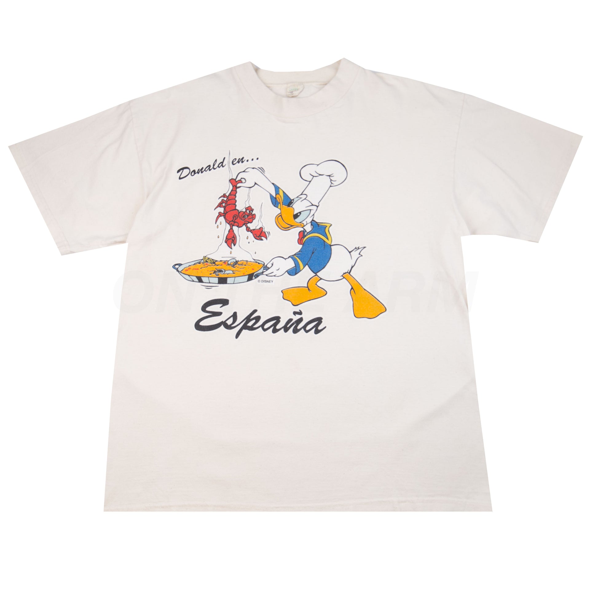 Vintage White Donald Duck Spanish Tee (1990's)