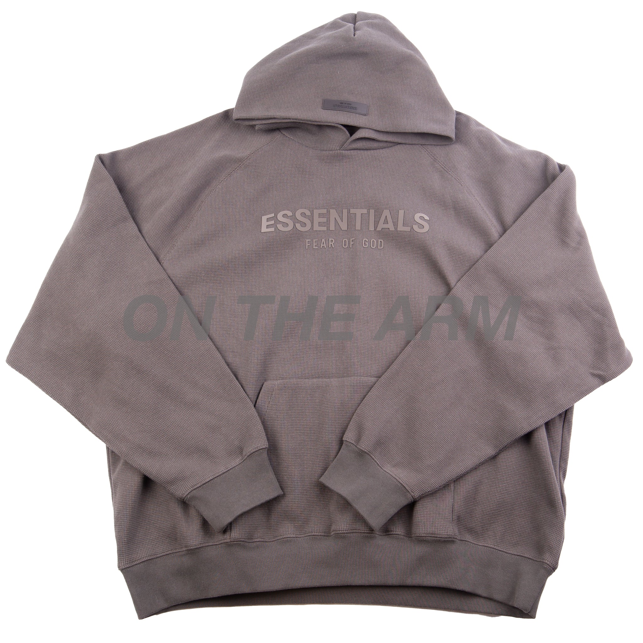 Fear Of God Off Black Waffle Hoodie