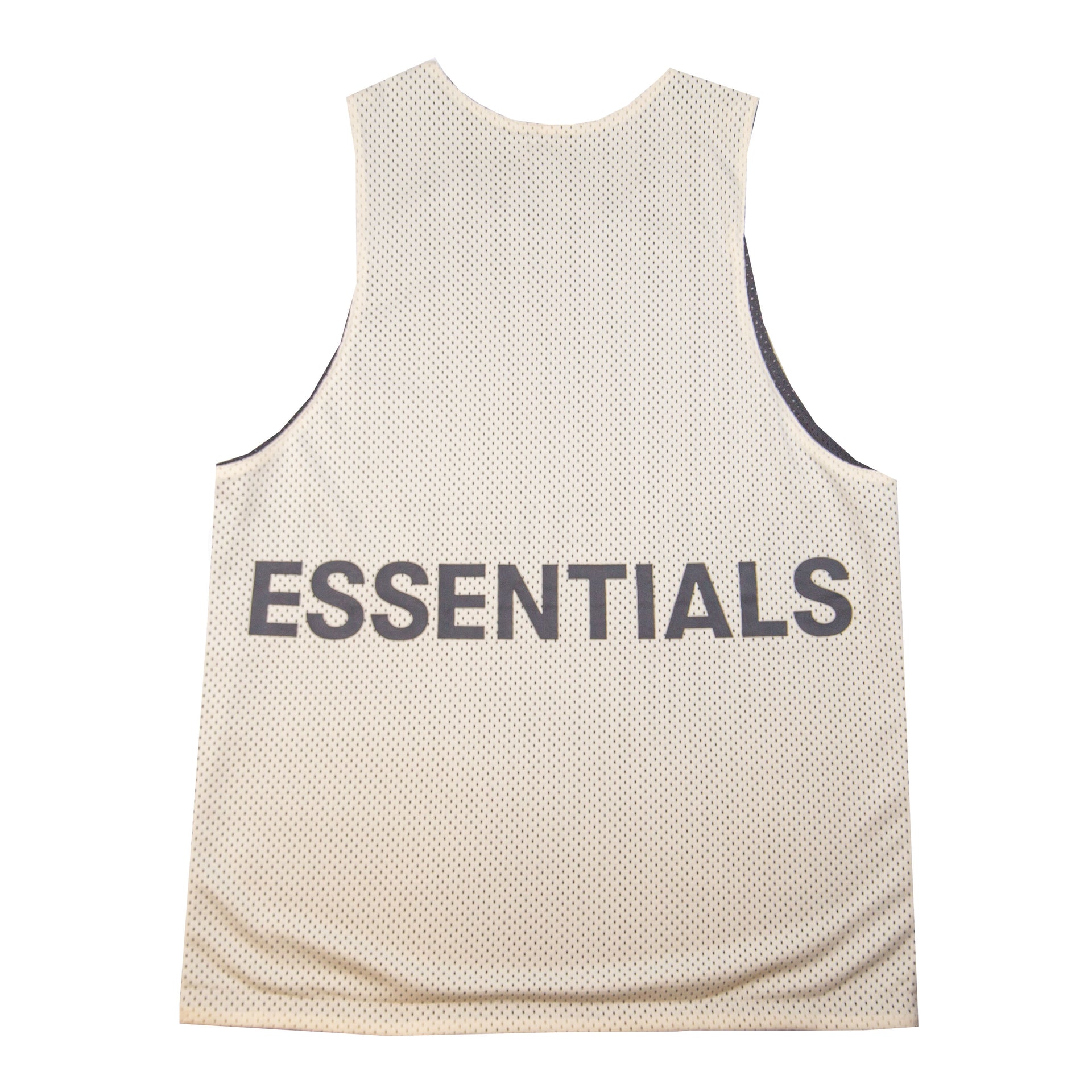 Essentials Tan Mesh Tank Top PRE-OWNED