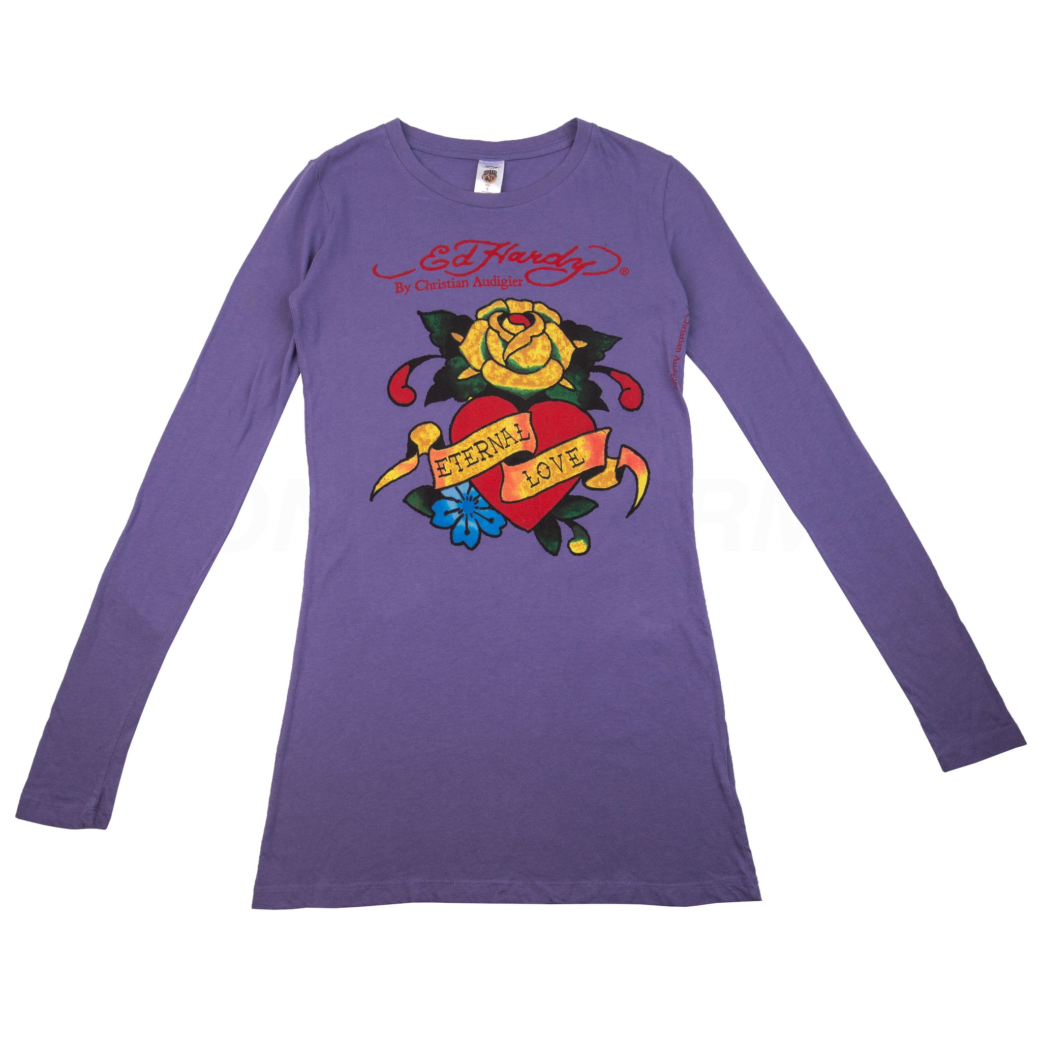 Vintage Purple Ed Hardy Eternal Love L/S (2000's)