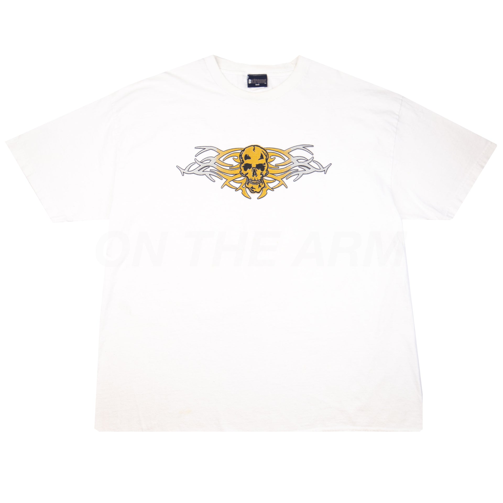 Vintage White Extreme Limit Skull Tee (2000's)