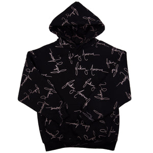 FuckingAwesome Black All Over Script Hoodie PRE-OWNED