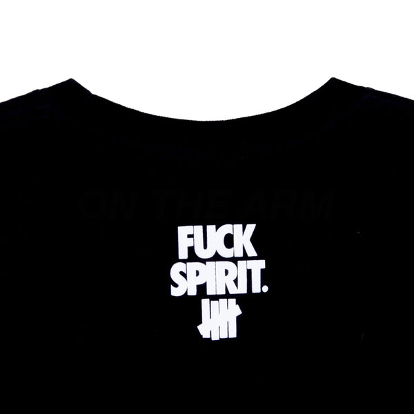 Undefeated Black Fuck Spirit Tee PRE-OWNED