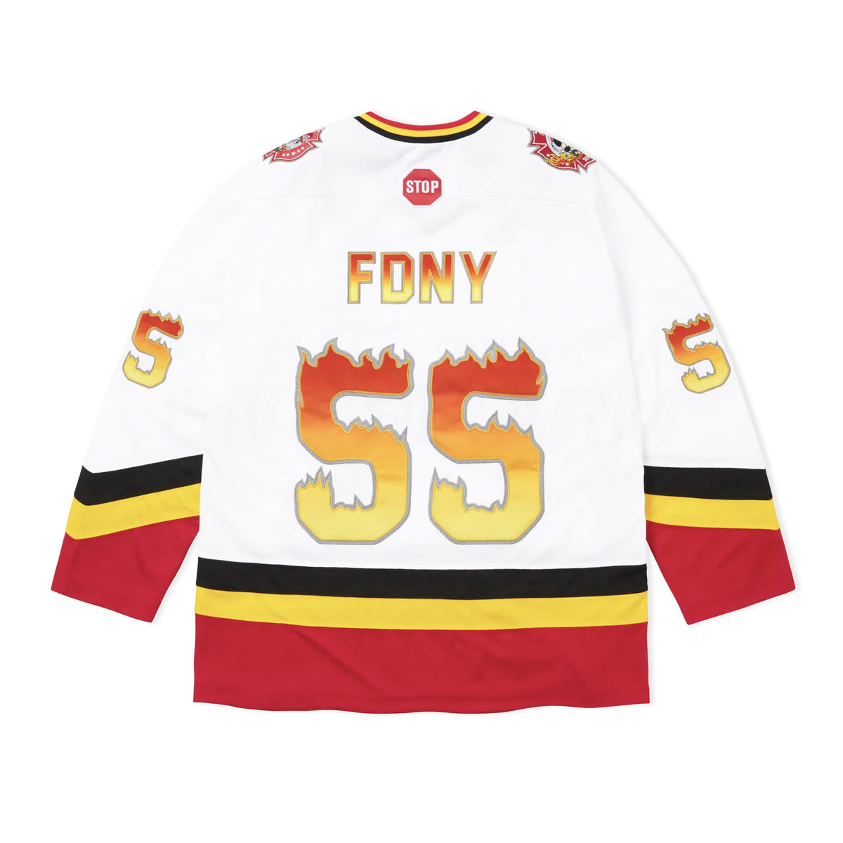 Supreme White FDNY Hockey Jersey