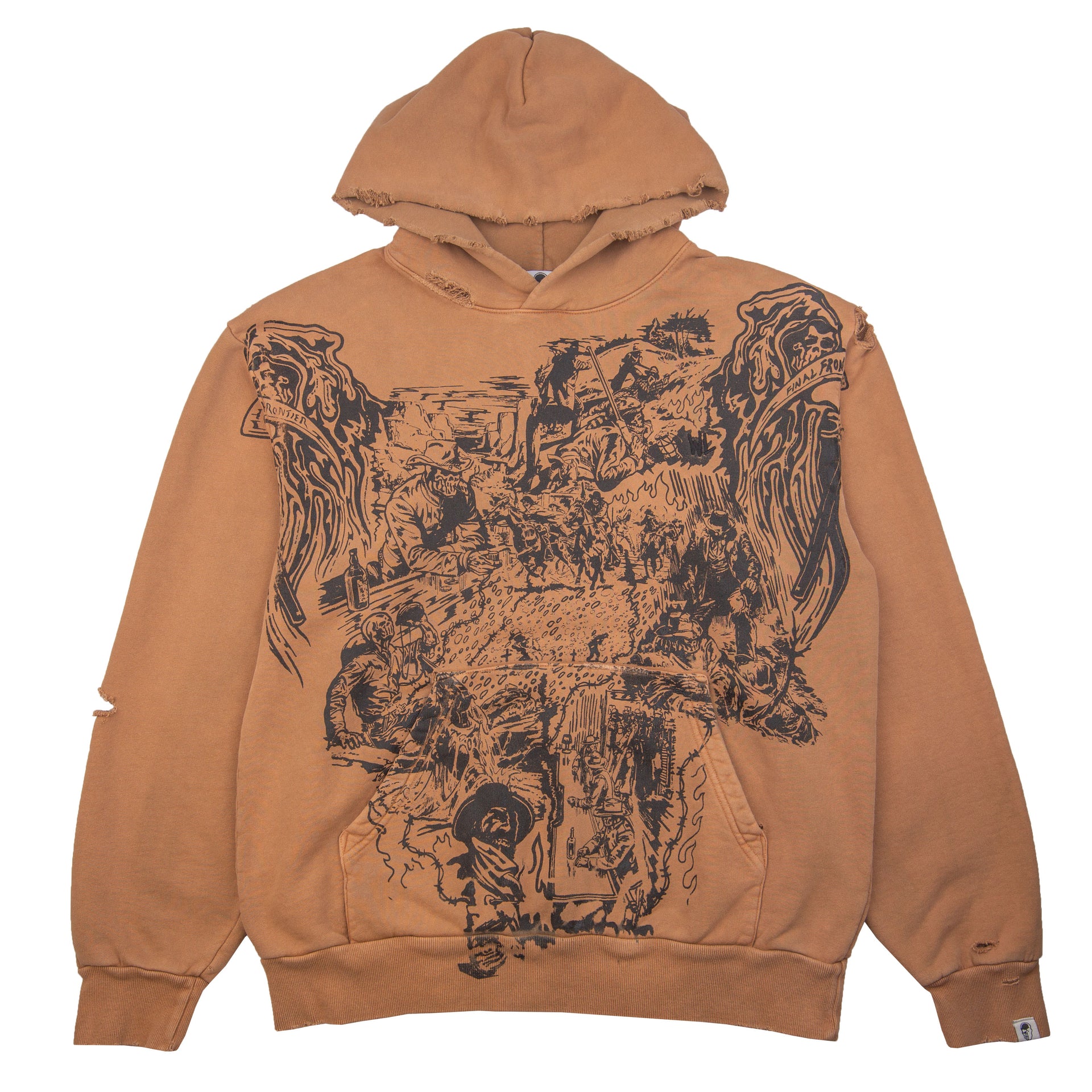 Warren Lotas Brown Final Frontier Hoodie PRE-OWNED