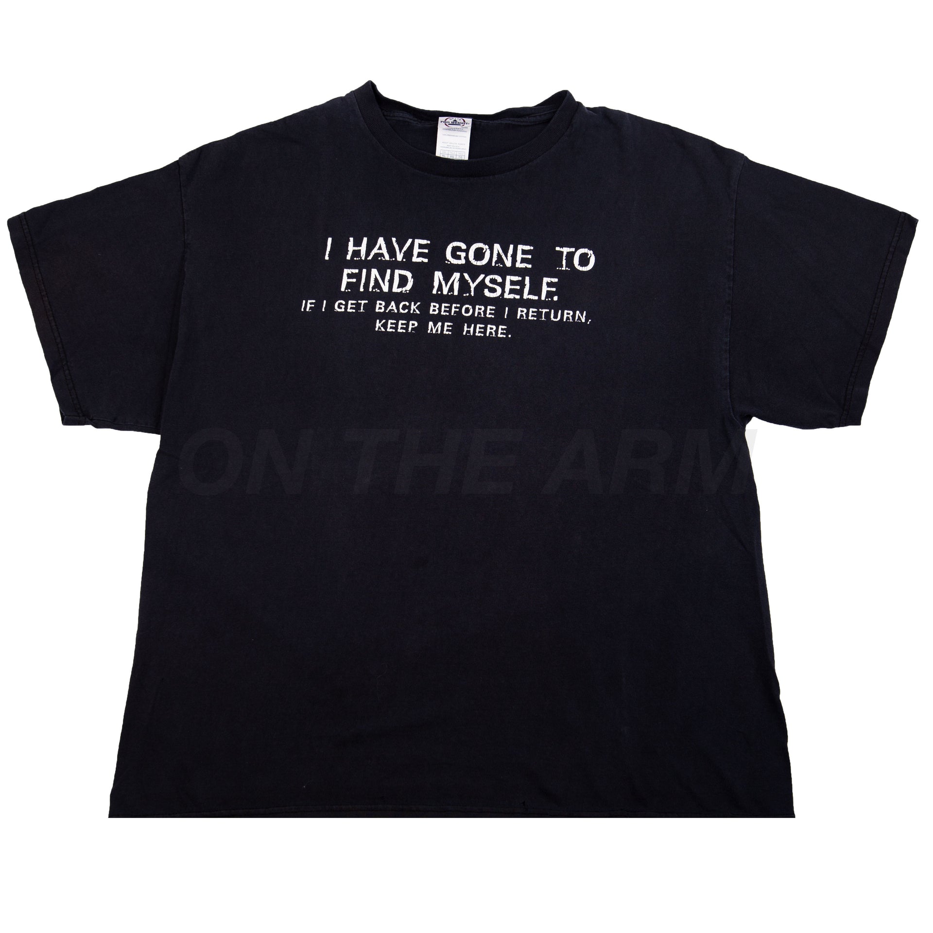 Vintage Black Find Myself Tee (2000's)
