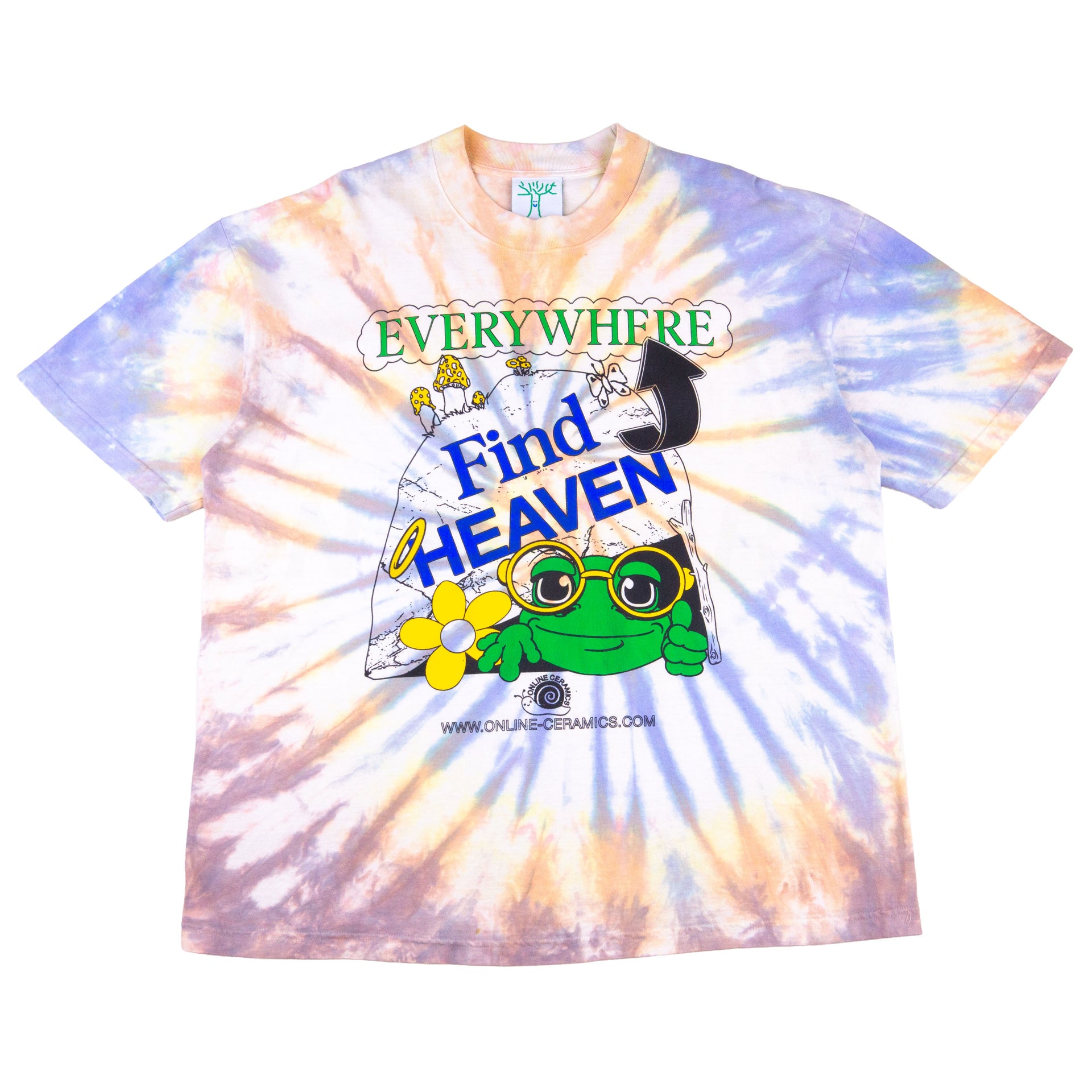 Online Ceramics Tie Dye Find Heaven Tee PRE-OWNED