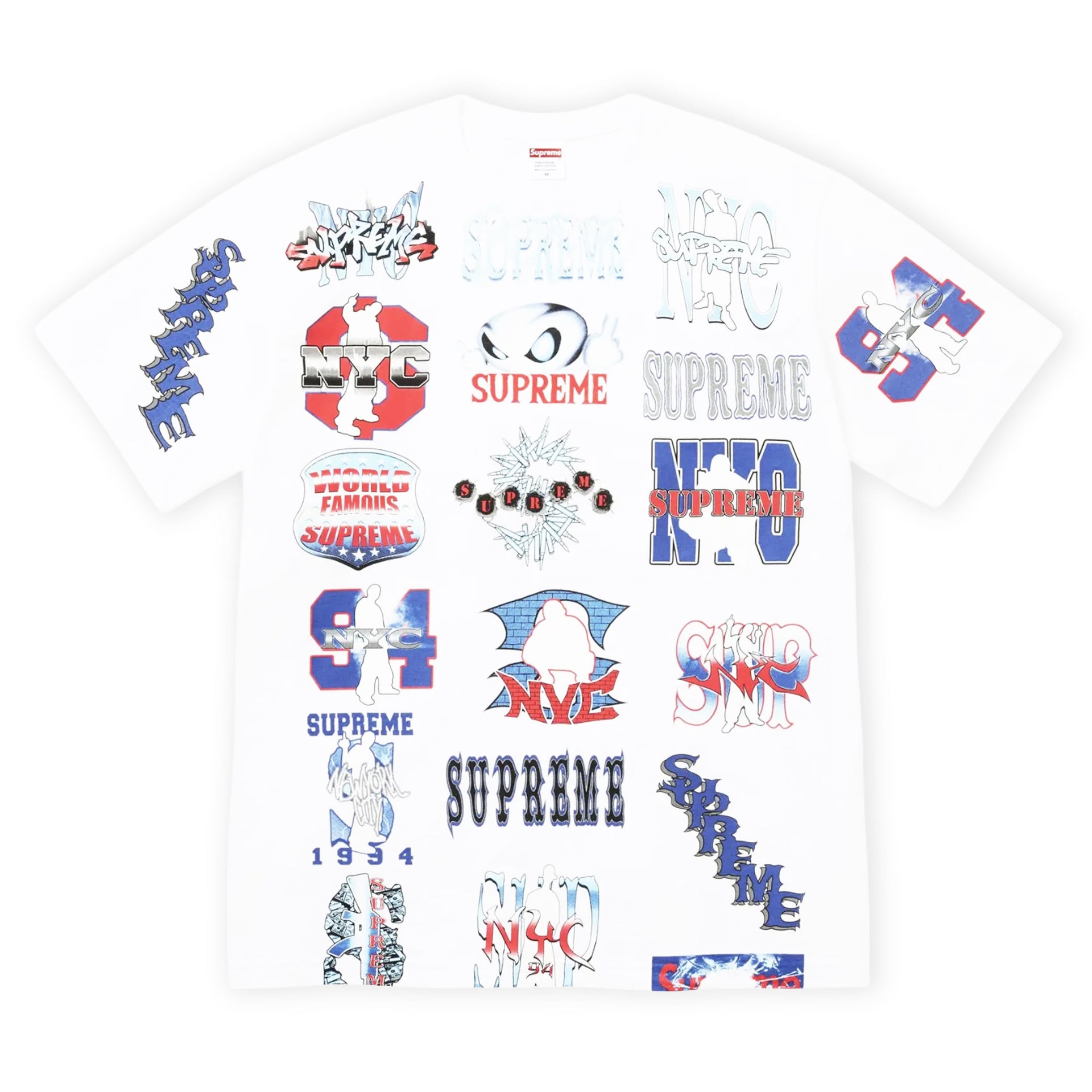 Supreme White Art Dealer Flash Tee