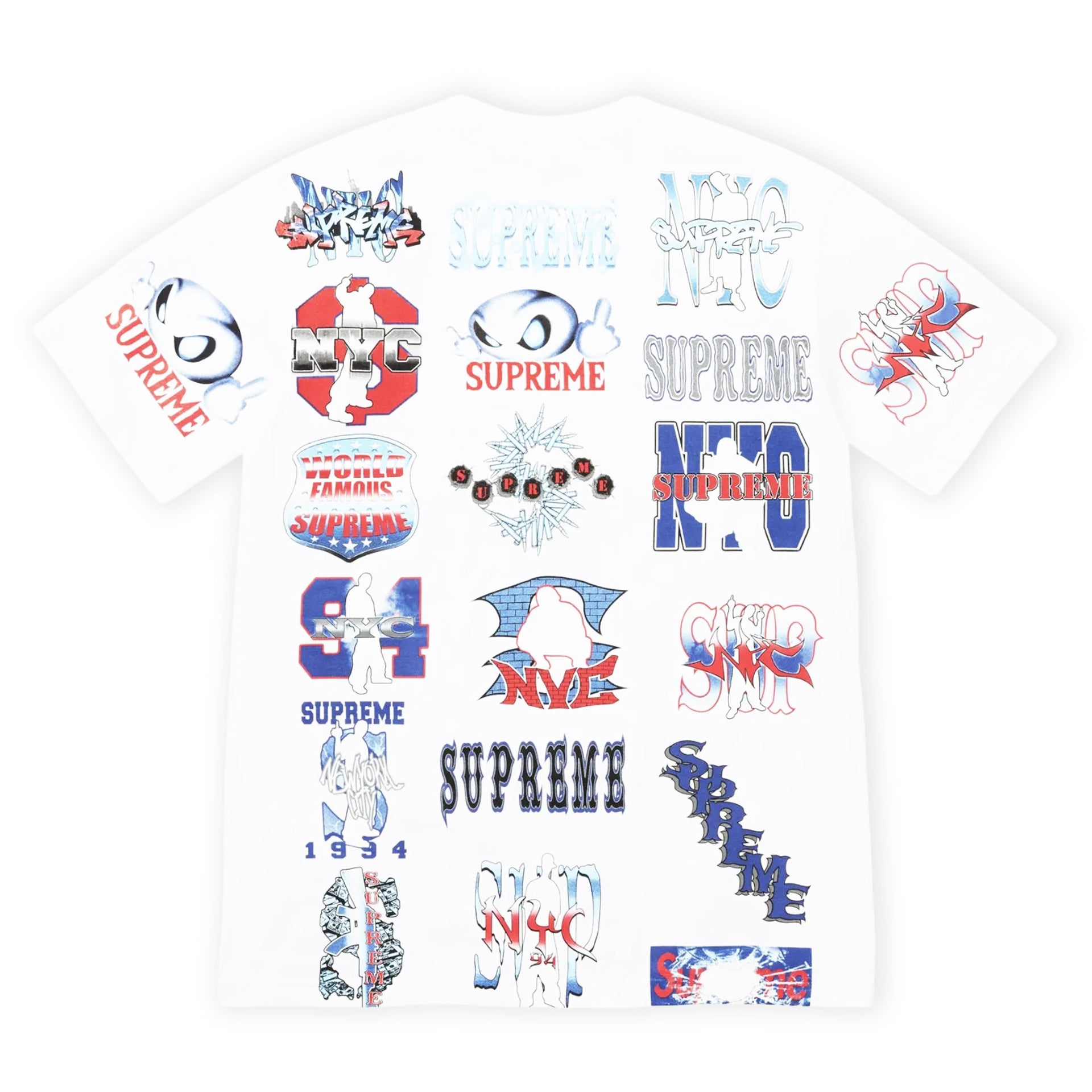Supreme White Art Dealer Flash Tee