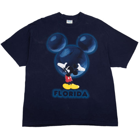 Vintage Navy Mickey Mouse Florida Tee (2000's)