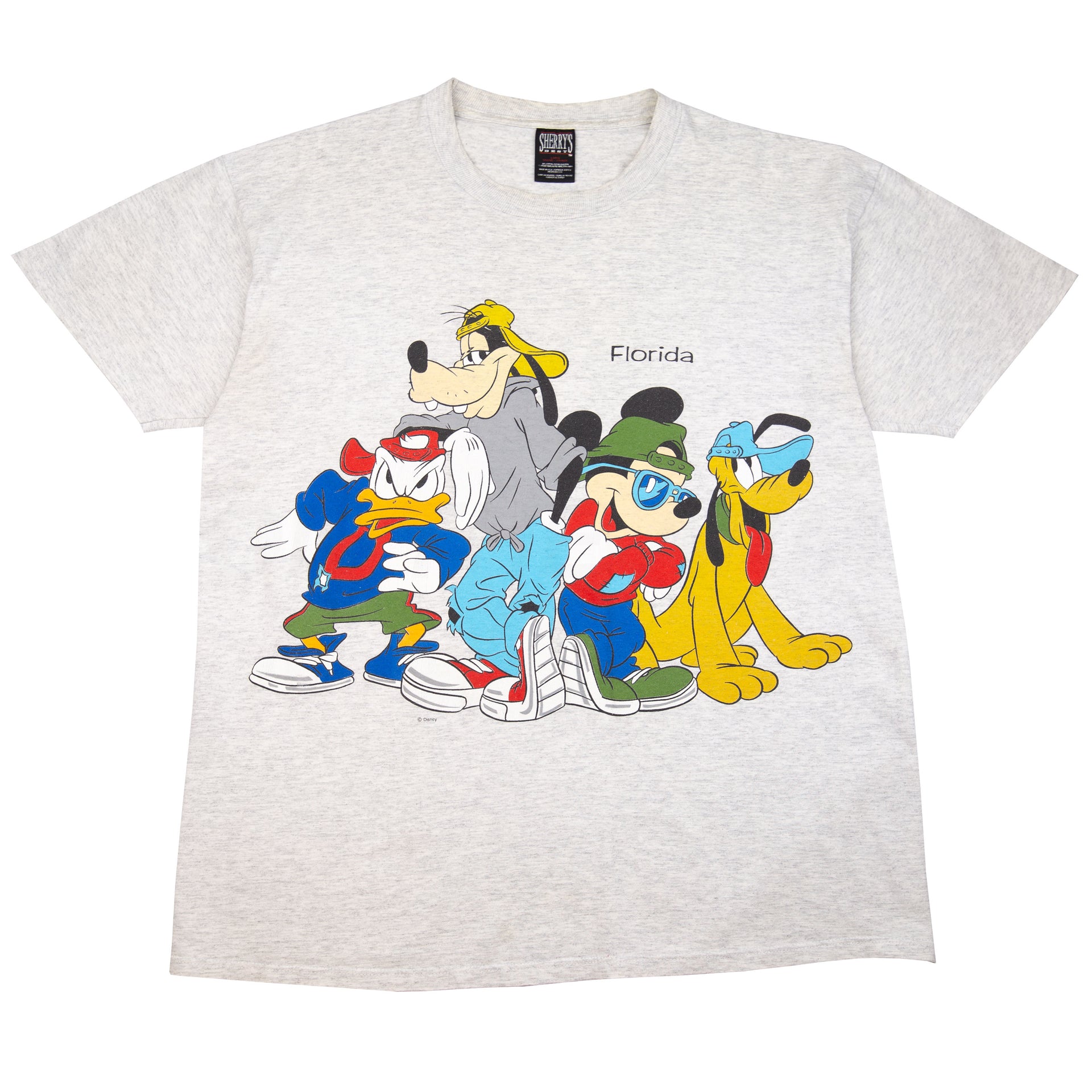 Vintage Grey Florida Mickey & Friends Tee (1990's)
