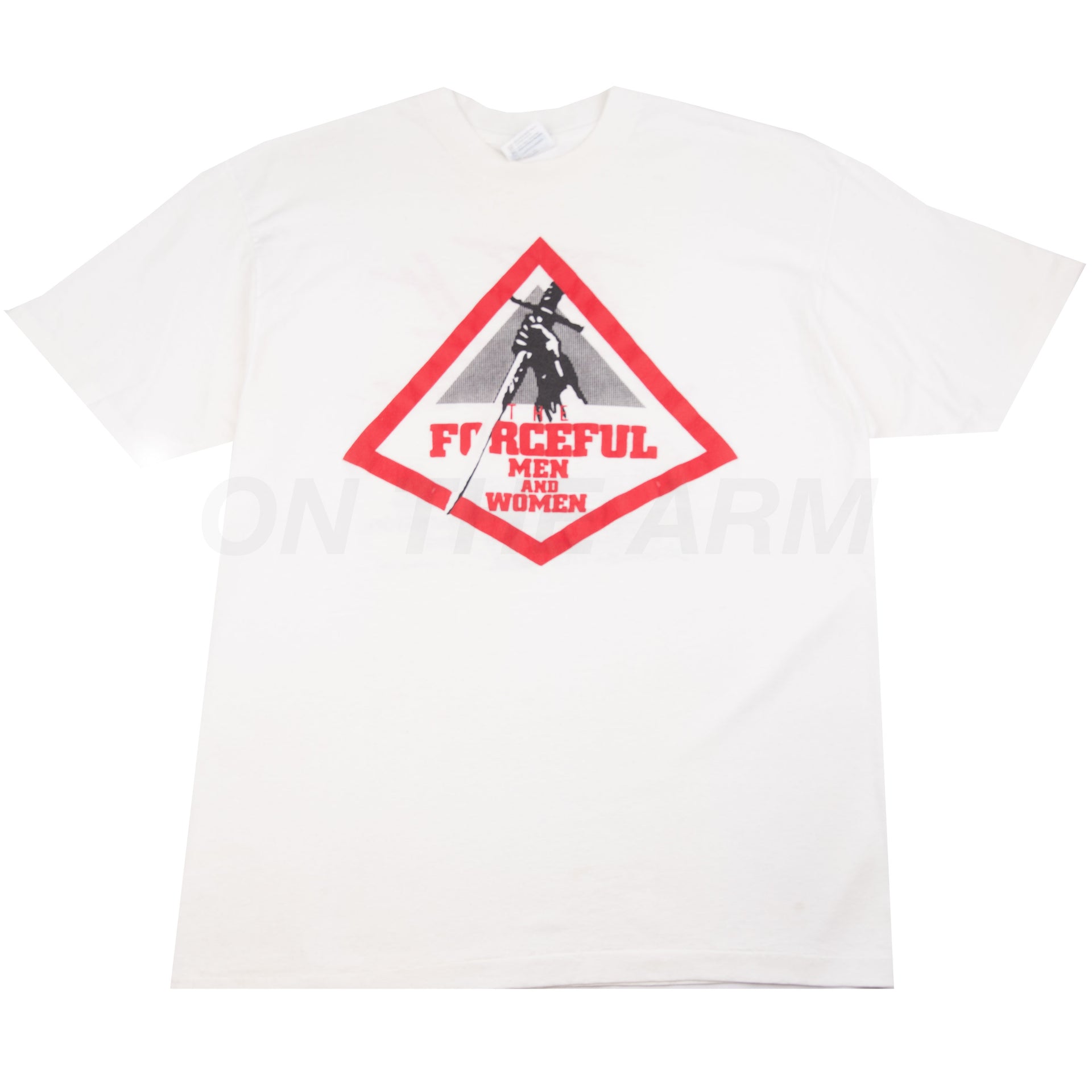 Vintage White Forceful Men & Women Tee (1990's)