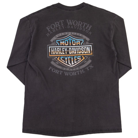 Vintage Black Harley Fort Worth TX L/S (2003)