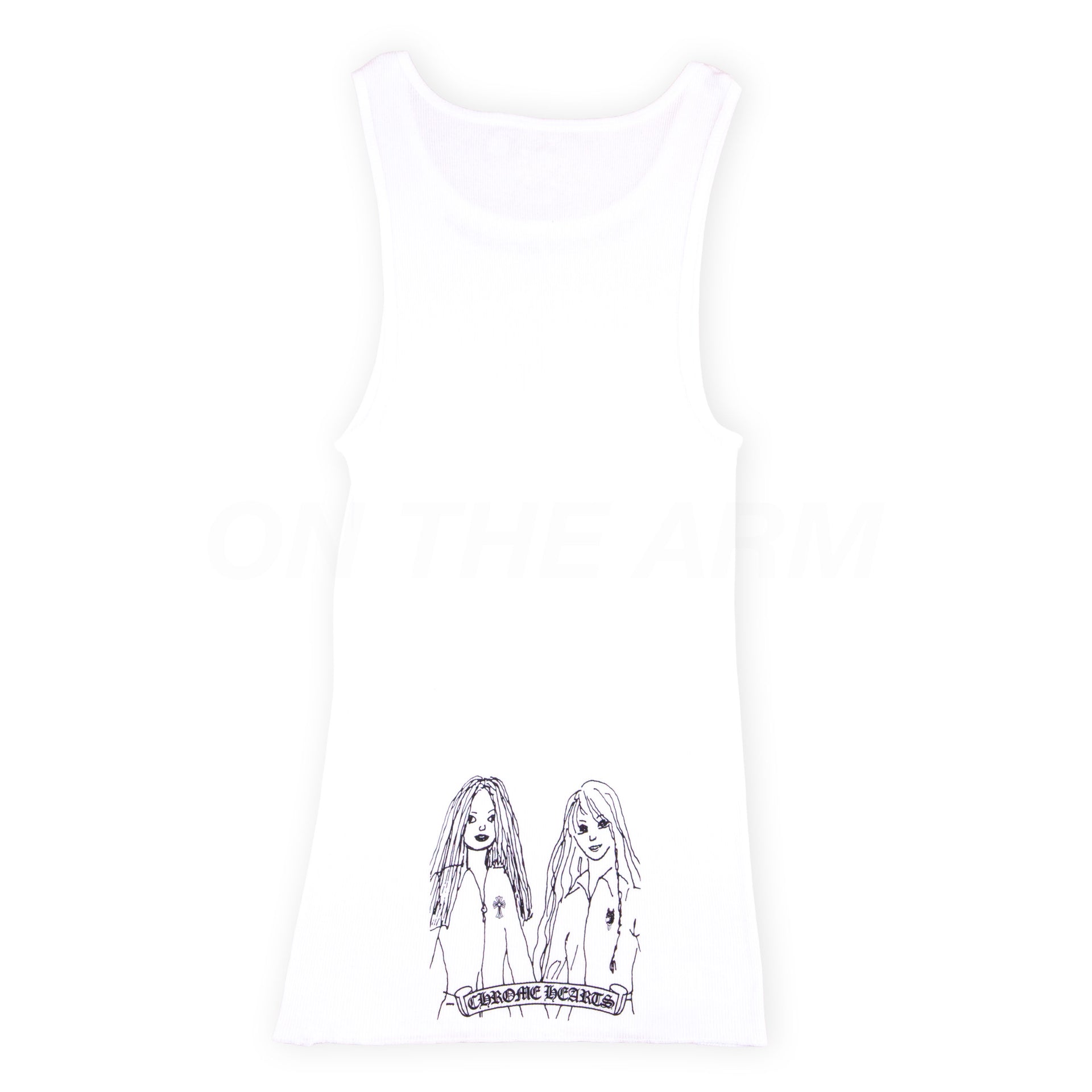 Chrome Hearts White Mayumi Foti Tank Top