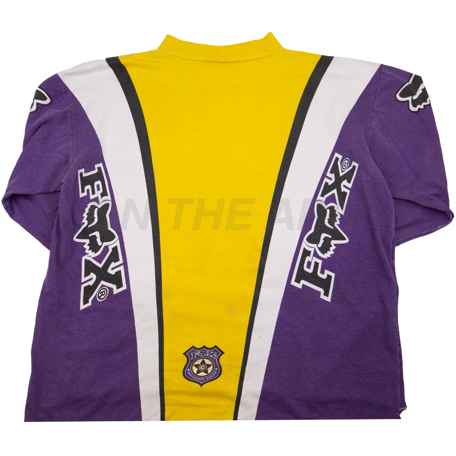 Vintage Purple/Yellow Fox Racing Jersey (2000's)