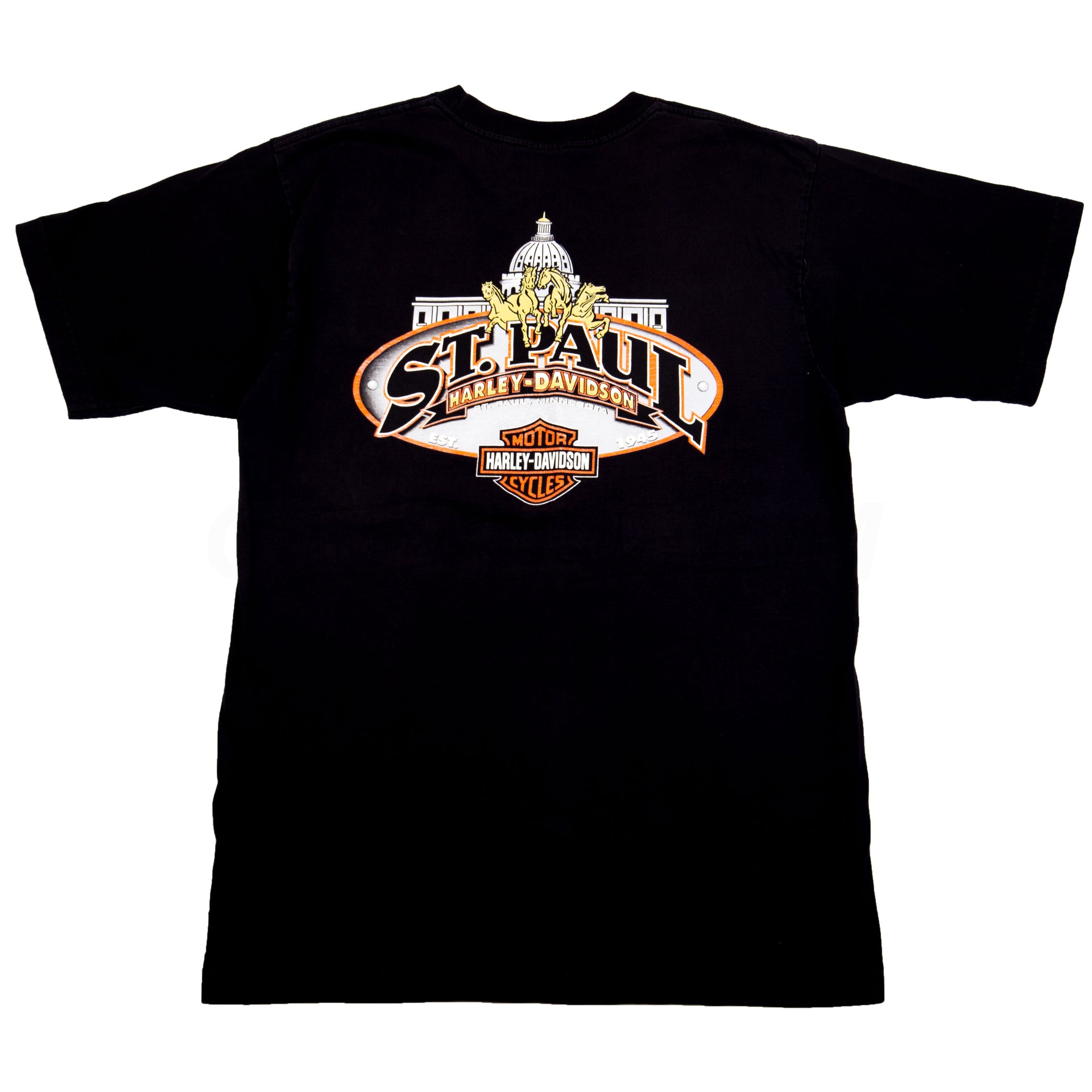 Vintage Black Harley Davidson Free Spirit Tee (2007)