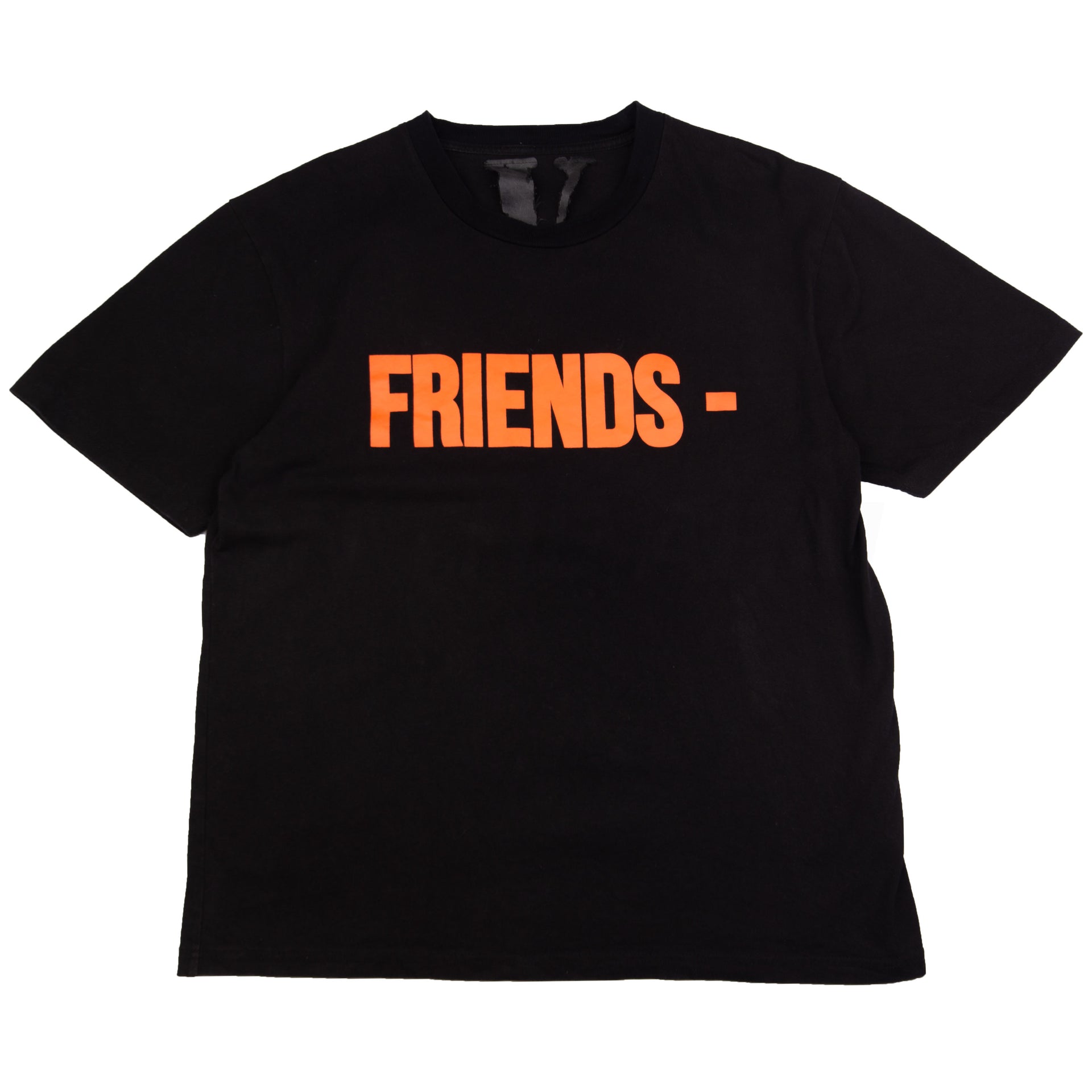 VLONE Black FRIENDS Tee PRE-OWNED