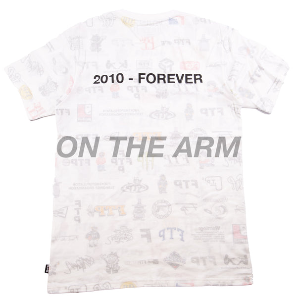 FTP White 13 Year Archive Reversible Tee
