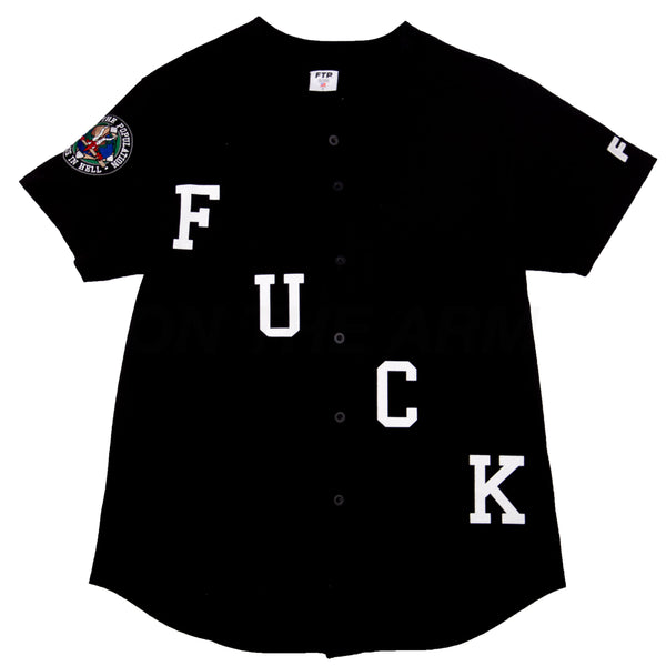 FTP Black Made In Hell Baseball Jersey PRE-OWNED
