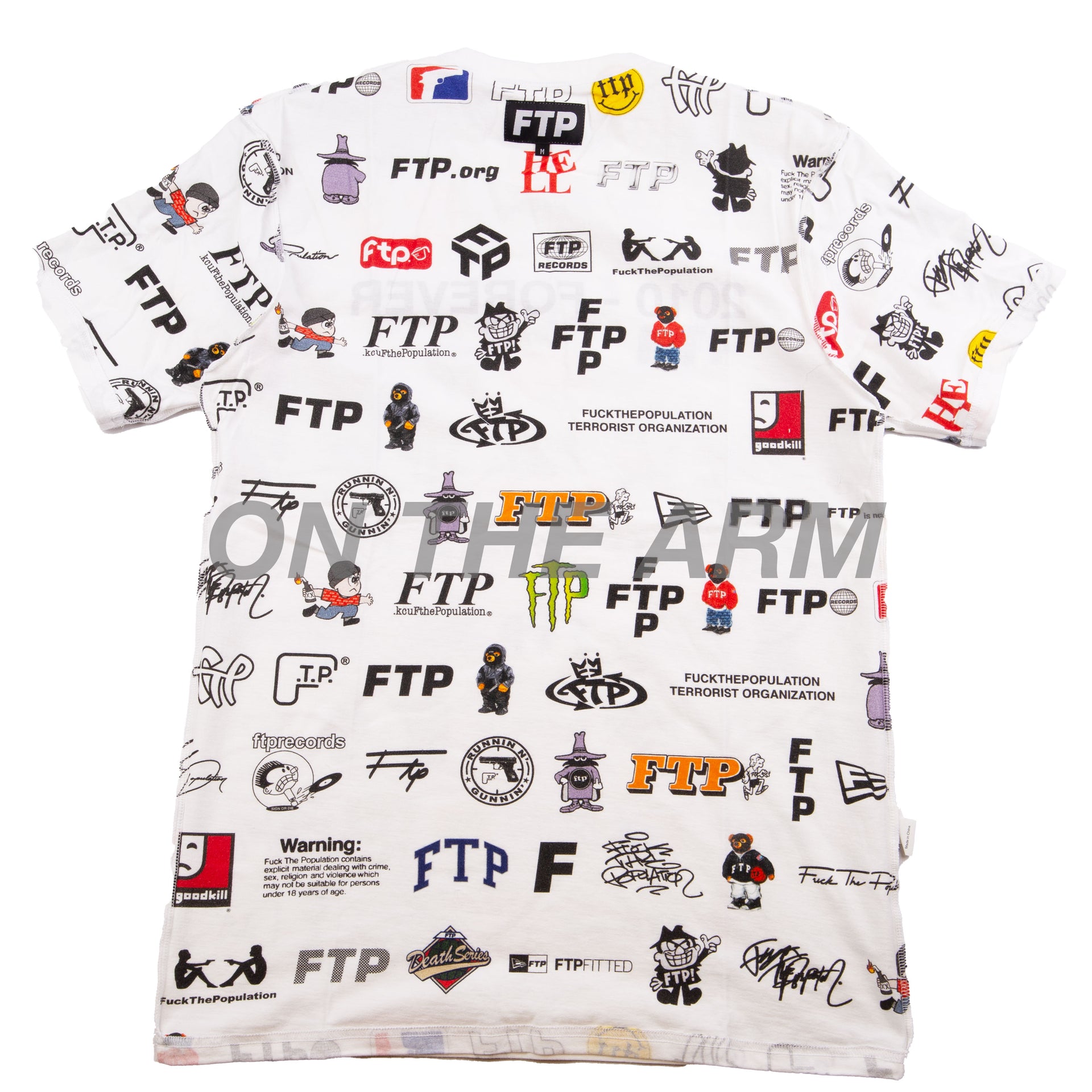 FTP White 13 Year Archive Reversible Tee
