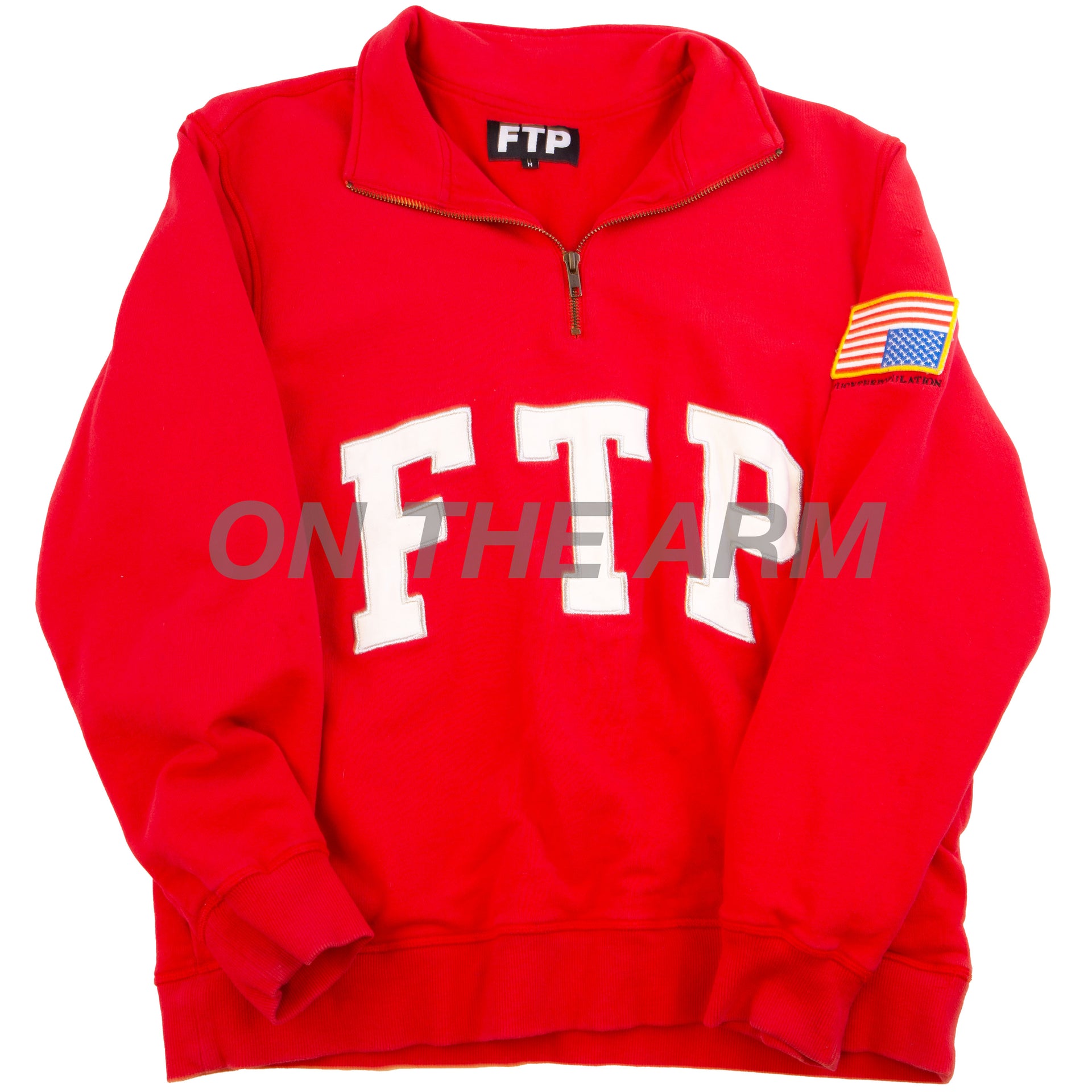 FTP Red Arc Logo Quarter Zip PRE-OWNED