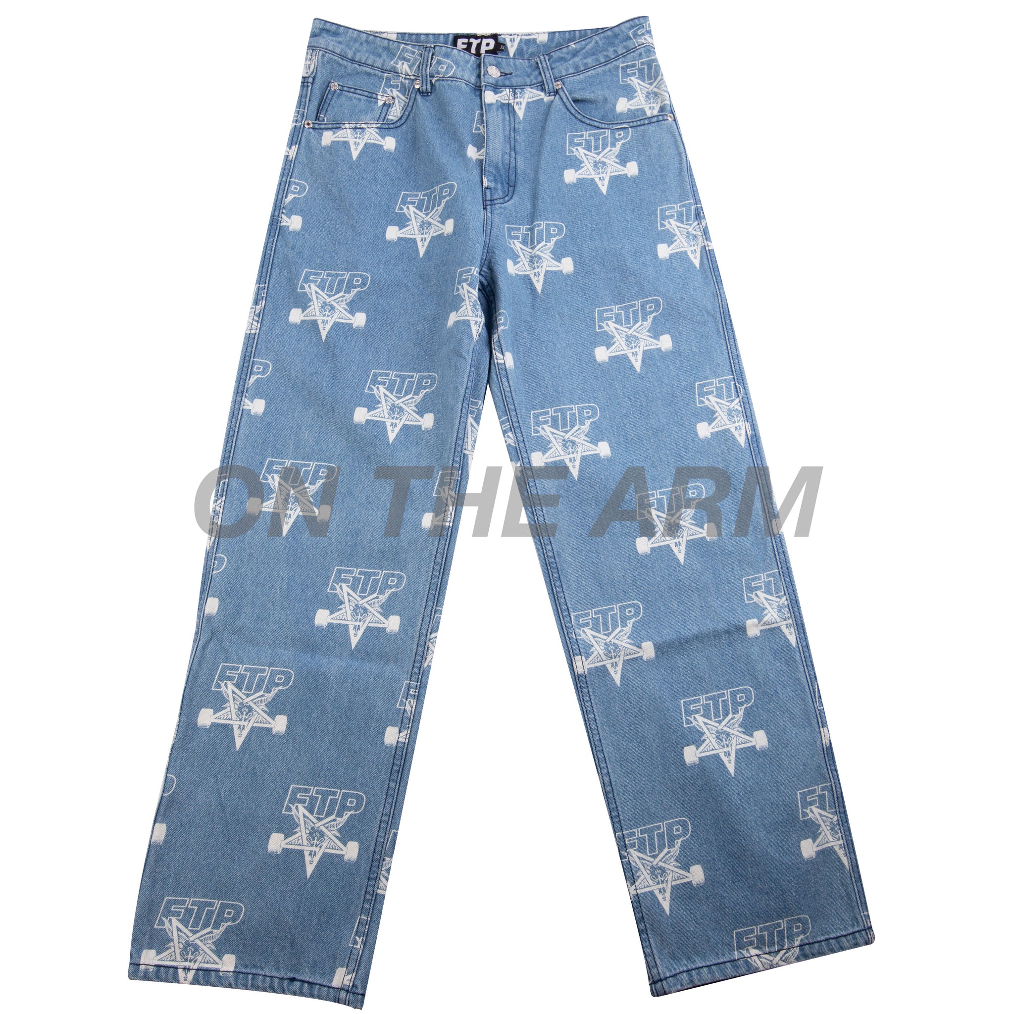 FTP Blue Thrasher Denim Pants