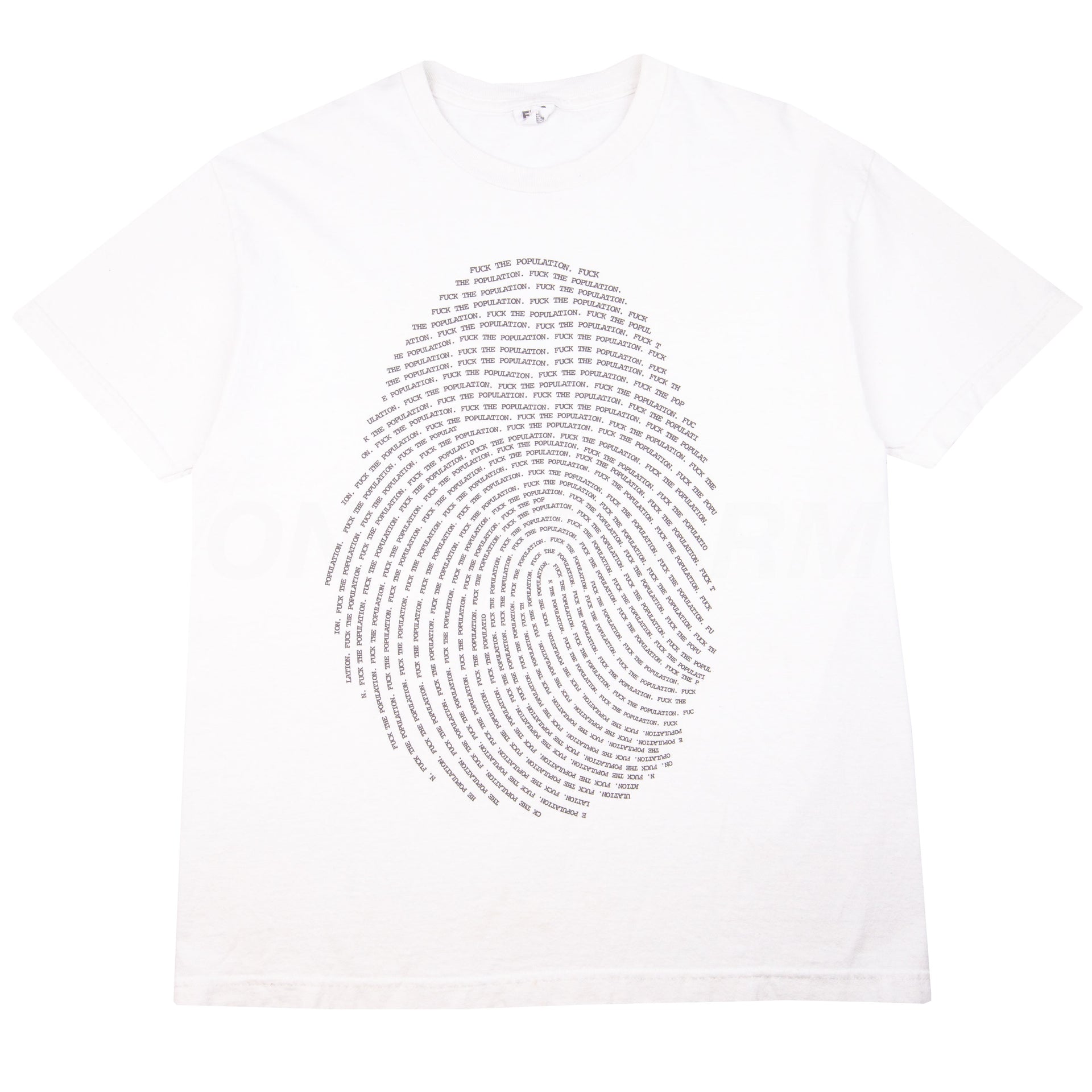 FTP White Thumbprint Tee PRE-OWNED