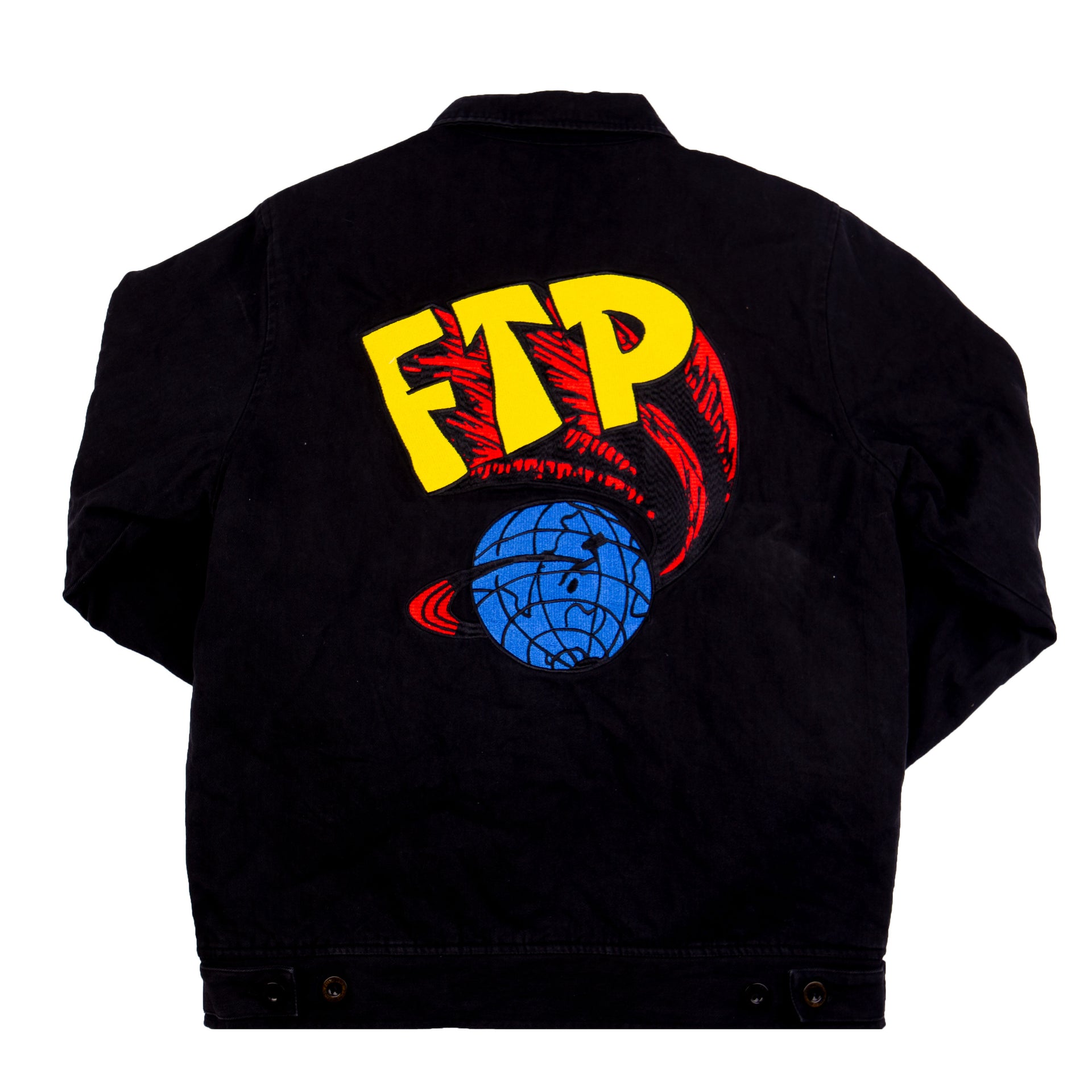 FTP Black World Domination Work Jacket PRE-OWNED