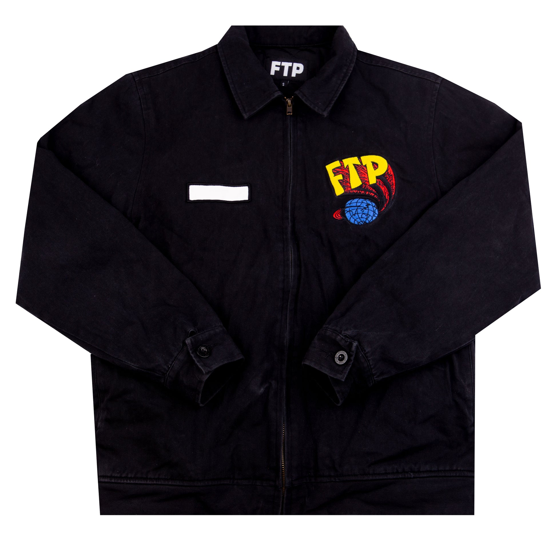 FTP Black World Domination Work Jacket PRE-OWNED