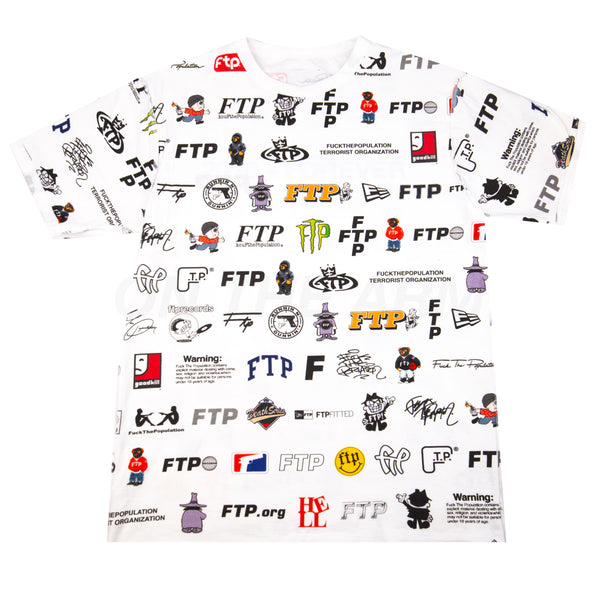 FTP White Reversible 13 Year Anniversary Tee PRE-OWNED