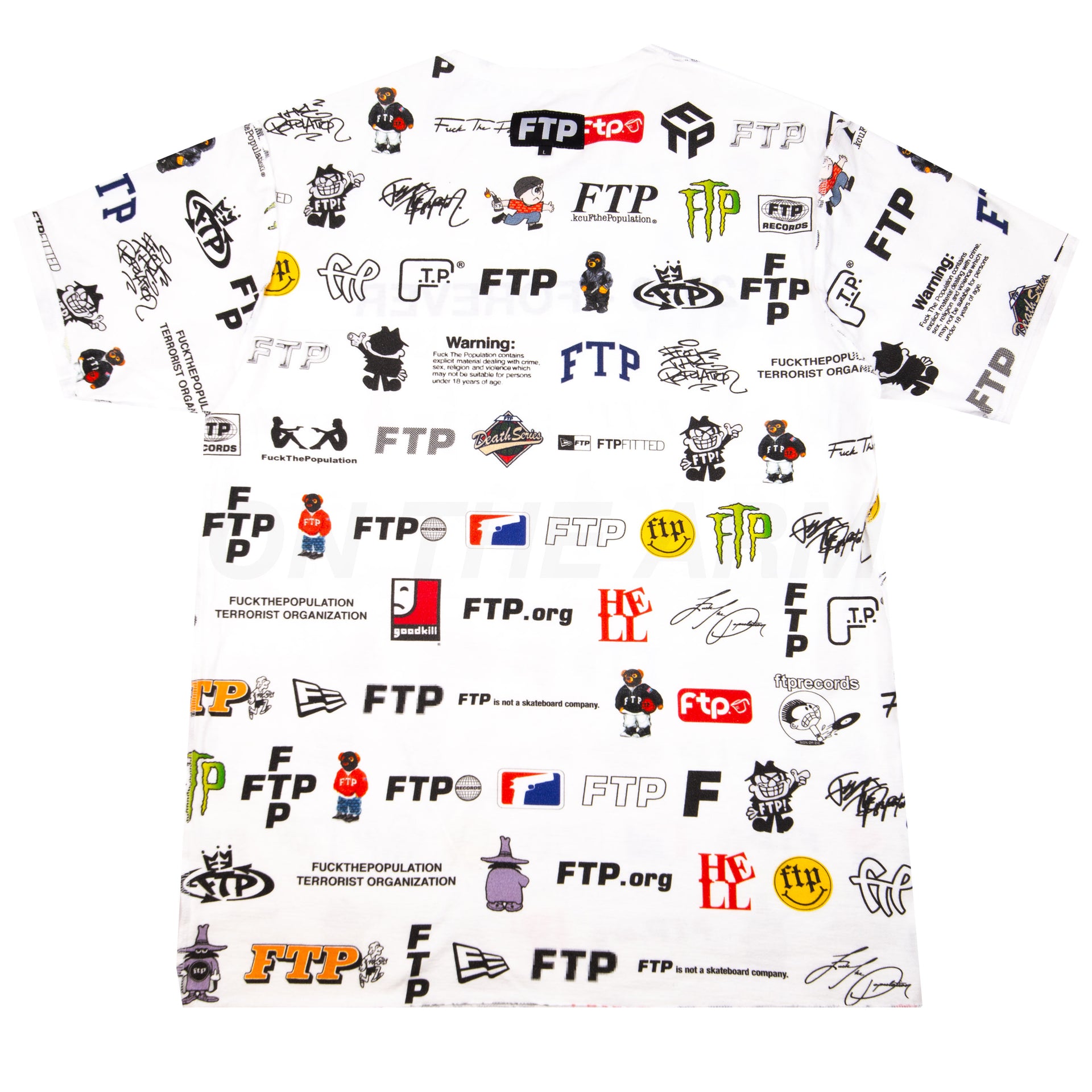 FTP White Reversible 13 Year Anniversary Tee PRE-OWNED