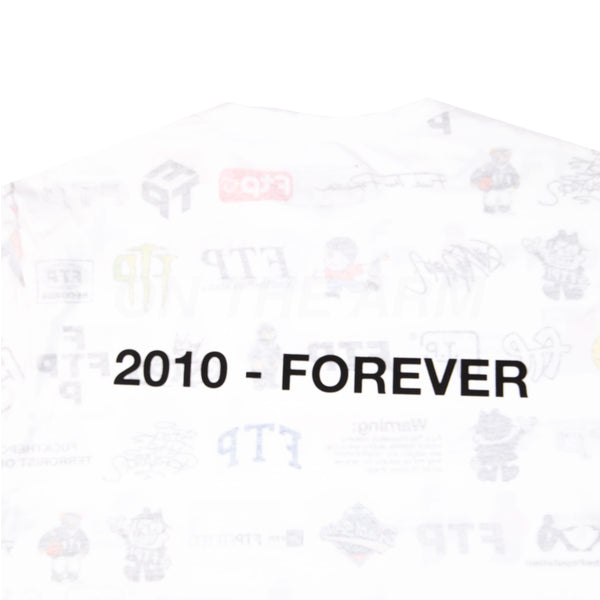 FTP White Reversible 13 Year Anniversary Tee PRE-OWNED